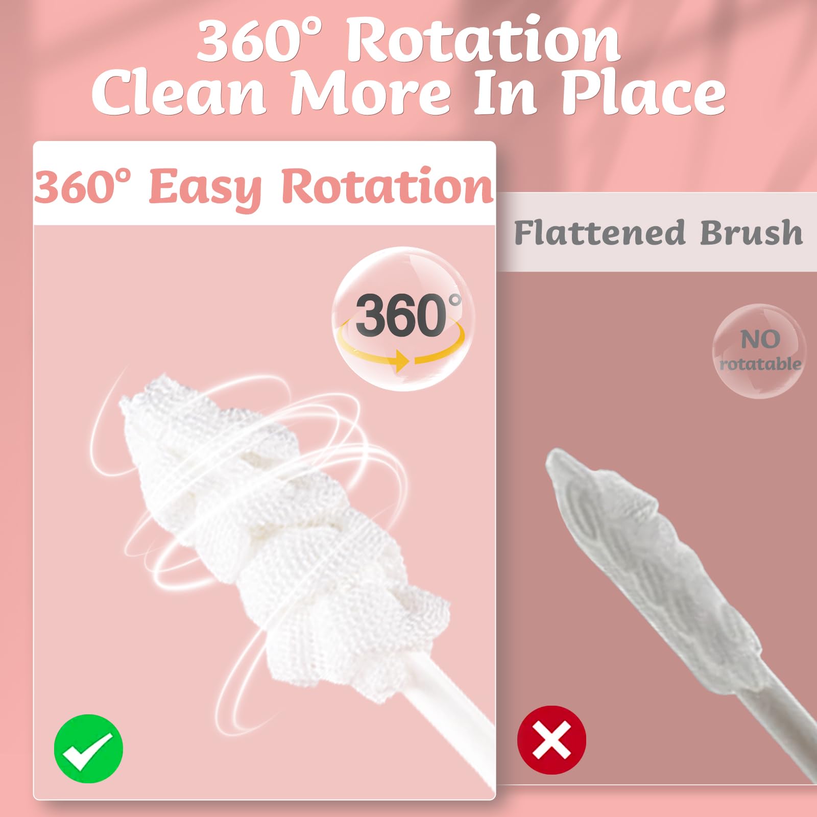 Lonlown 60PCS Baby Tongue Cleaner & 1PCS Finger Toothbrush Infant Mouth Cleaner Newborn Gum Cleaner Disposable Infant Oral Clean Stick Dental Care for 0-36 Month Baby