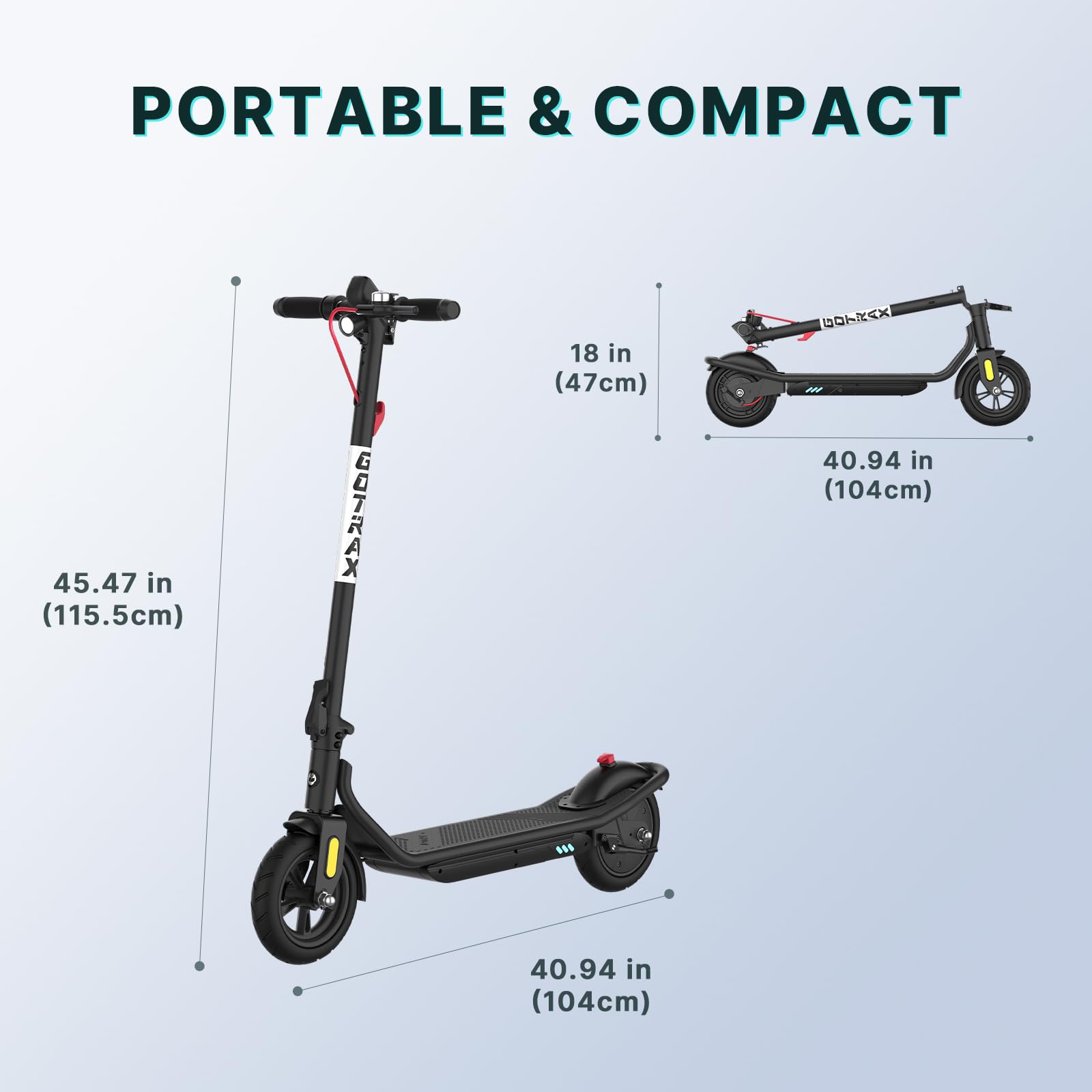 Gotrax Electric Scooter for Adults, Max 12 Mile Range & 15.5Mph by 250W Motor, 8.5" Front Air & Rear Solid Tires, Max Load 220lbs & Big Display with Cruise Control, Foldable EScooter EABS & Drum Brake