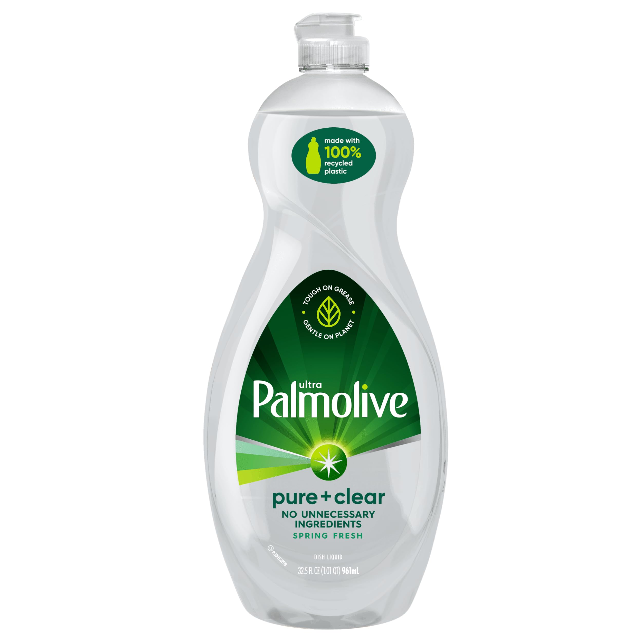 Palmolive Ultra Liquid Dish Soap, Pure and Clear, 32.5 Fl Oz