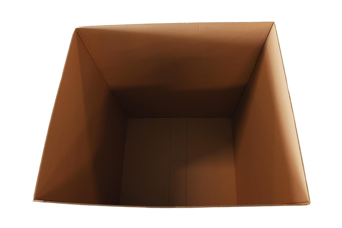 Premier Packaging - COR10576 58" BULK BIN SHUTTLE - kraft unbranded bulk Gaylord bin for warehouse use - 48 X 40 X 58-75 items per pallet