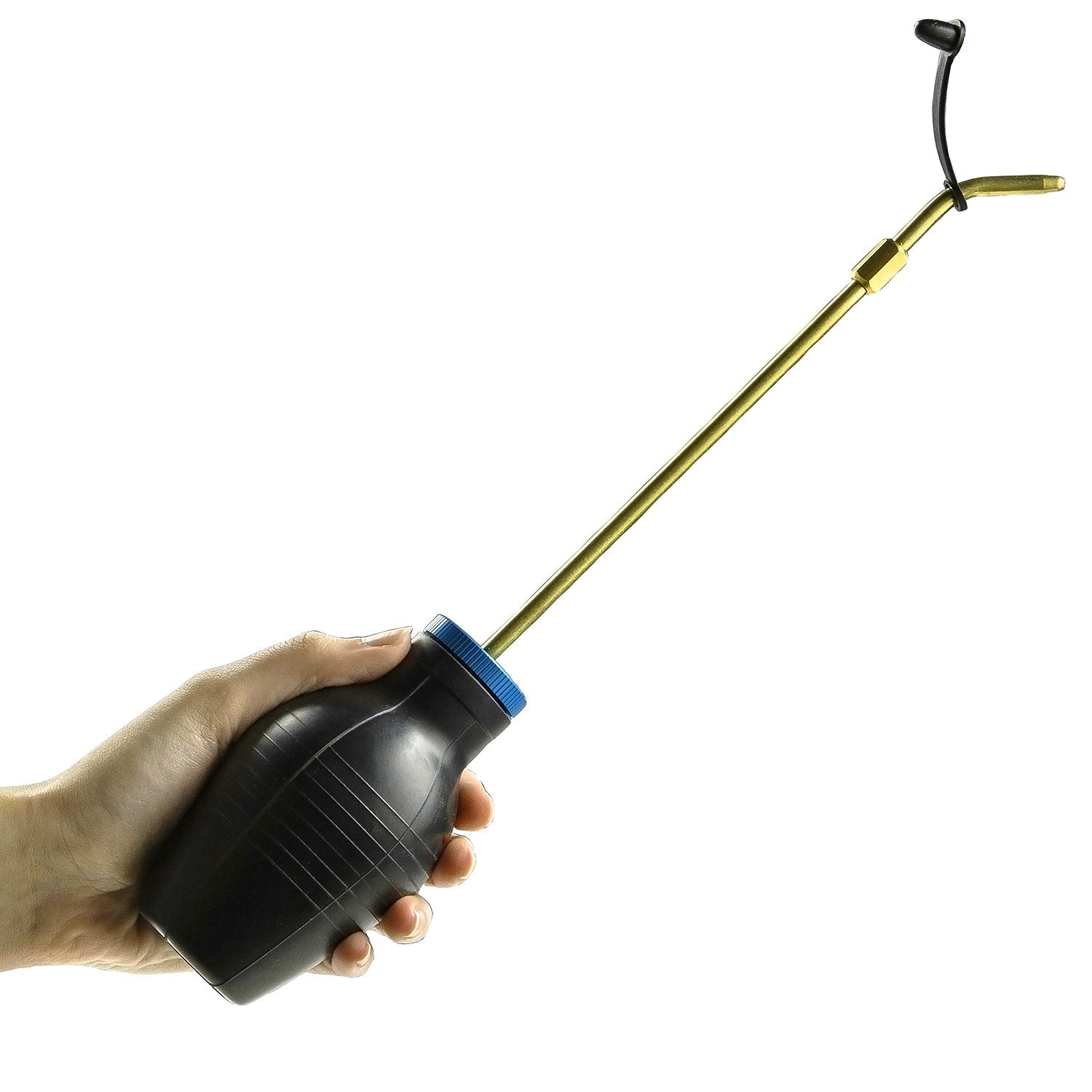 Ivation Bulb Duster Sprayer – Handheld, 7" Extendable Applicator for Earth & Other Home Powder Applications – Non-Toxic, All-Natural – Small