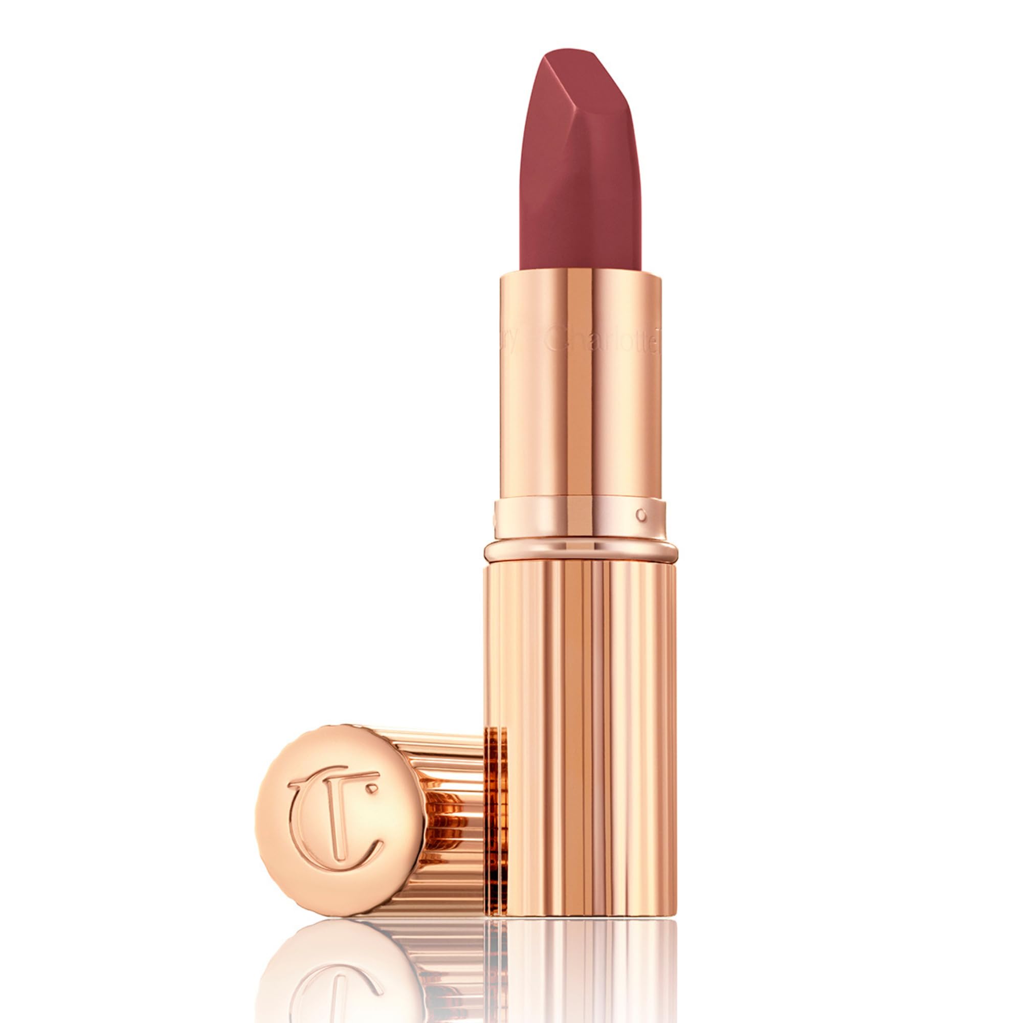 Charlotte Tilbury Matte Revolution Lipstick - Long Lasting, Matte Lipstick with Buildable Color & Lip-Loving Ingredients - Creamy, Easy to Blend Formula - Pillow Talk Medium