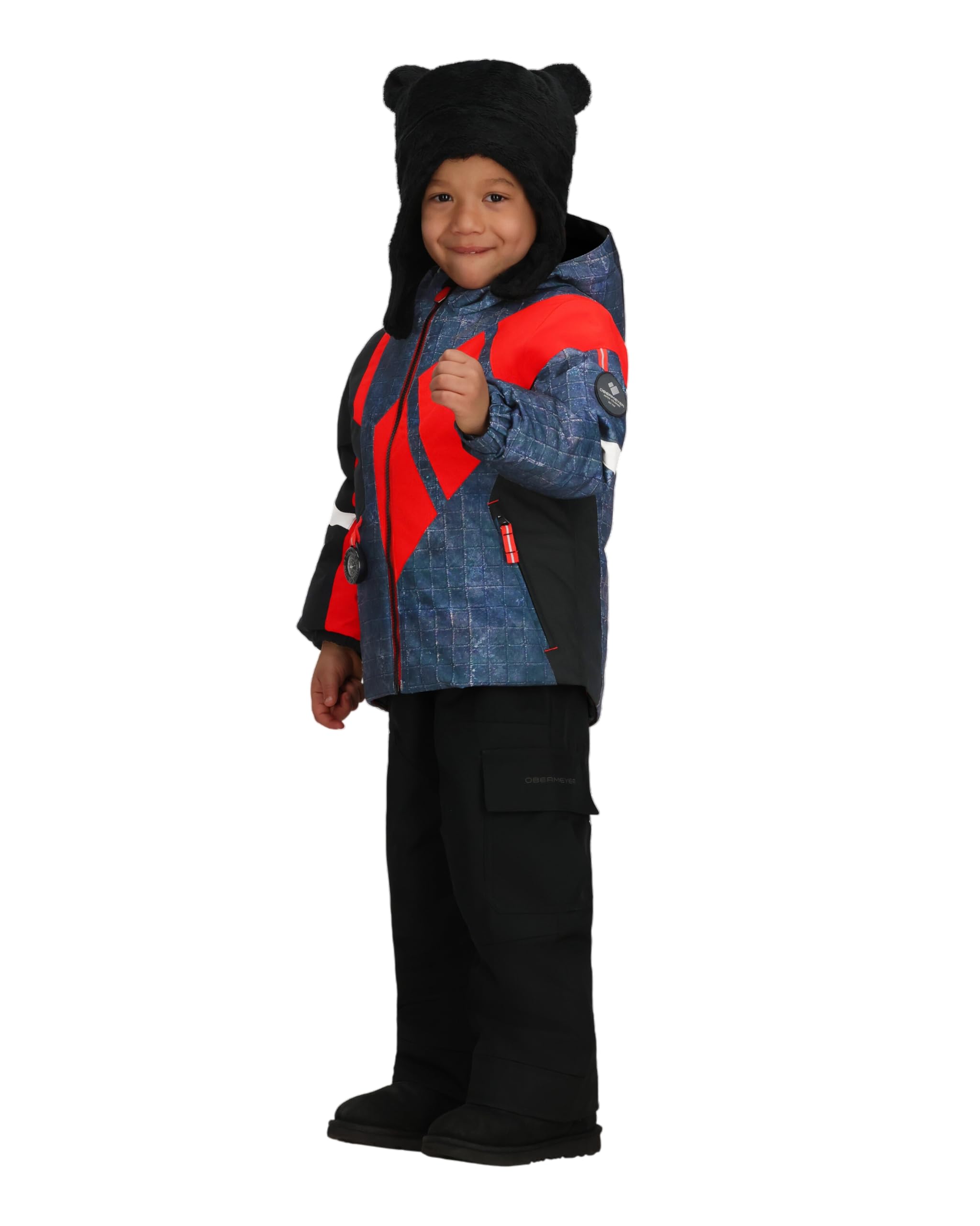 Obermeyer Orb Jacket - Kids Boys - Blue Grey Rippin - Size 8