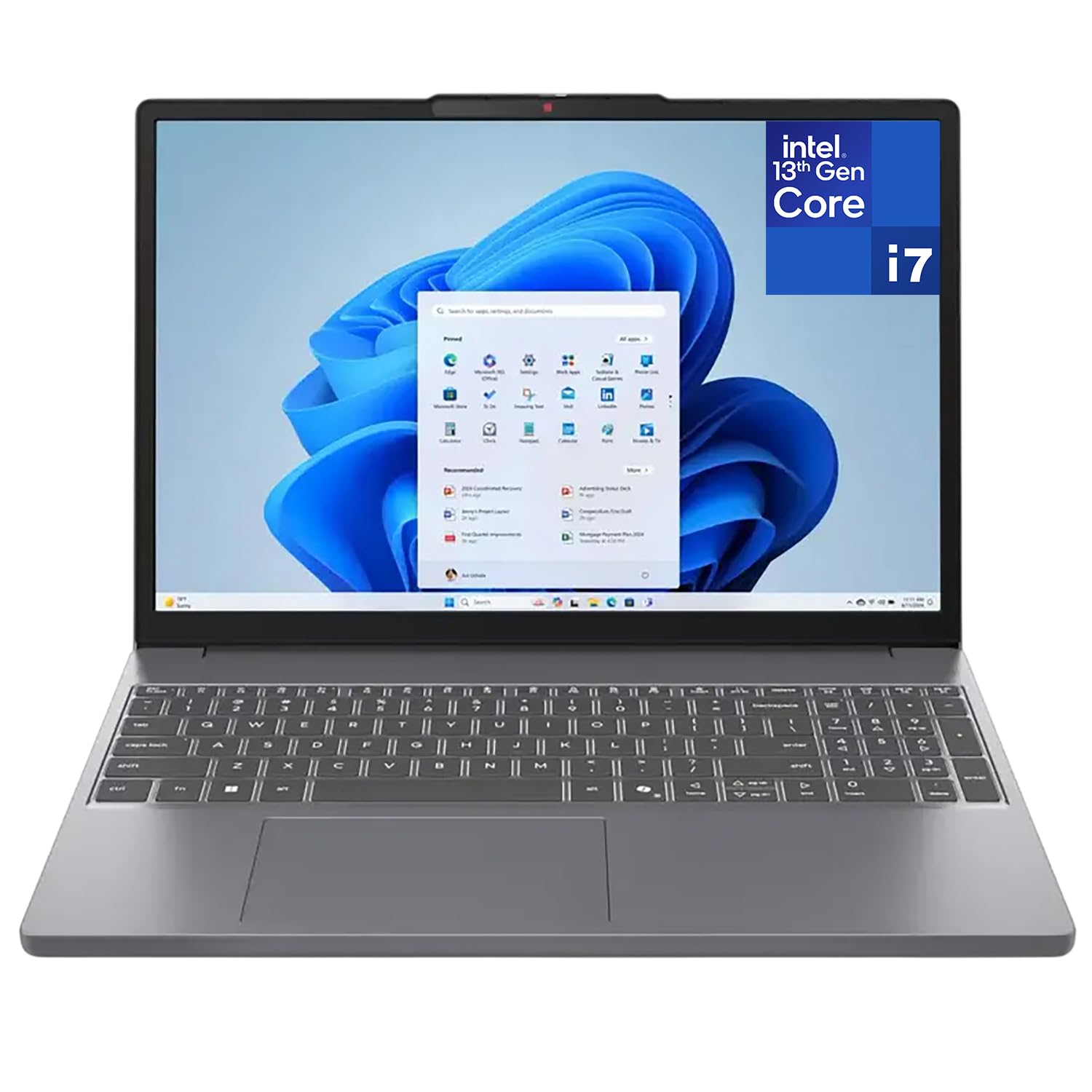 Lenovo Laptop Computer, Intel 10-Core i7-13620H, 16GB DDR5 RAM, 1TB PCIe SSD, 16" FHD+, WiFi 6, Bluetooth 5.2, Type-C, Copilot AI for Business & Home, Luna Grey