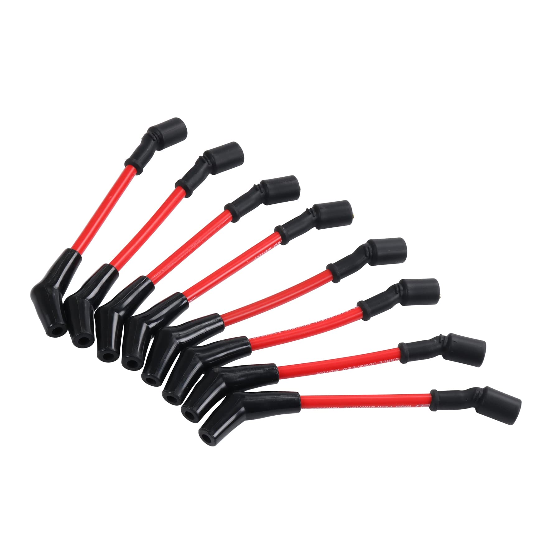 JDMSPEED New Heat Spark Plug Ignition Wires Set 10.5mm Replacement for LSx LS1 LS2 LS3 LS6 LS7