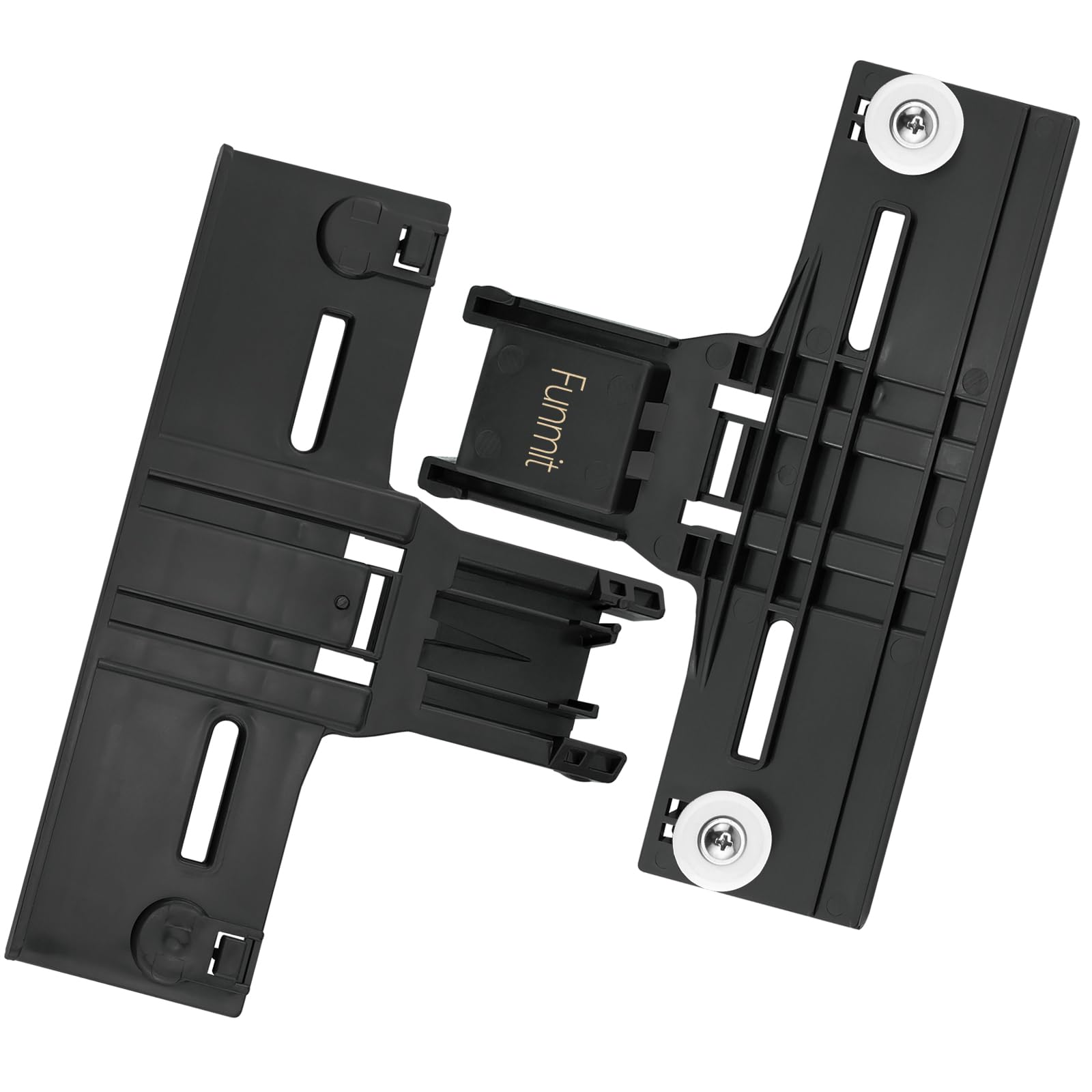 Funmit Upgraded W10350375 Dishwasher Top Rack Adjuster Replacement for kenmore Whirlpool Dishwasher Parts WDT970SAHZ0 WDT730PAHZ0 WDTA50SAHZ0 Compared to Part # W10712395 AP5957560 3516330, 2 Pack