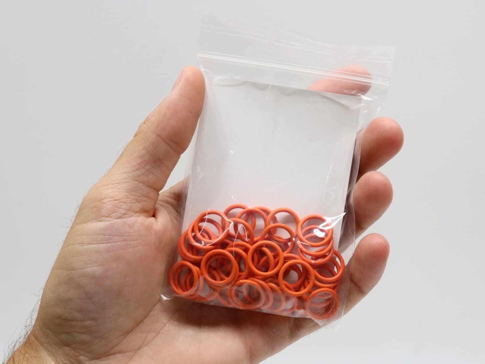 50 Pack - #11105 O-Ring Replacement for Harley Davidson Oil Drain Plug Oring (Orange Color)