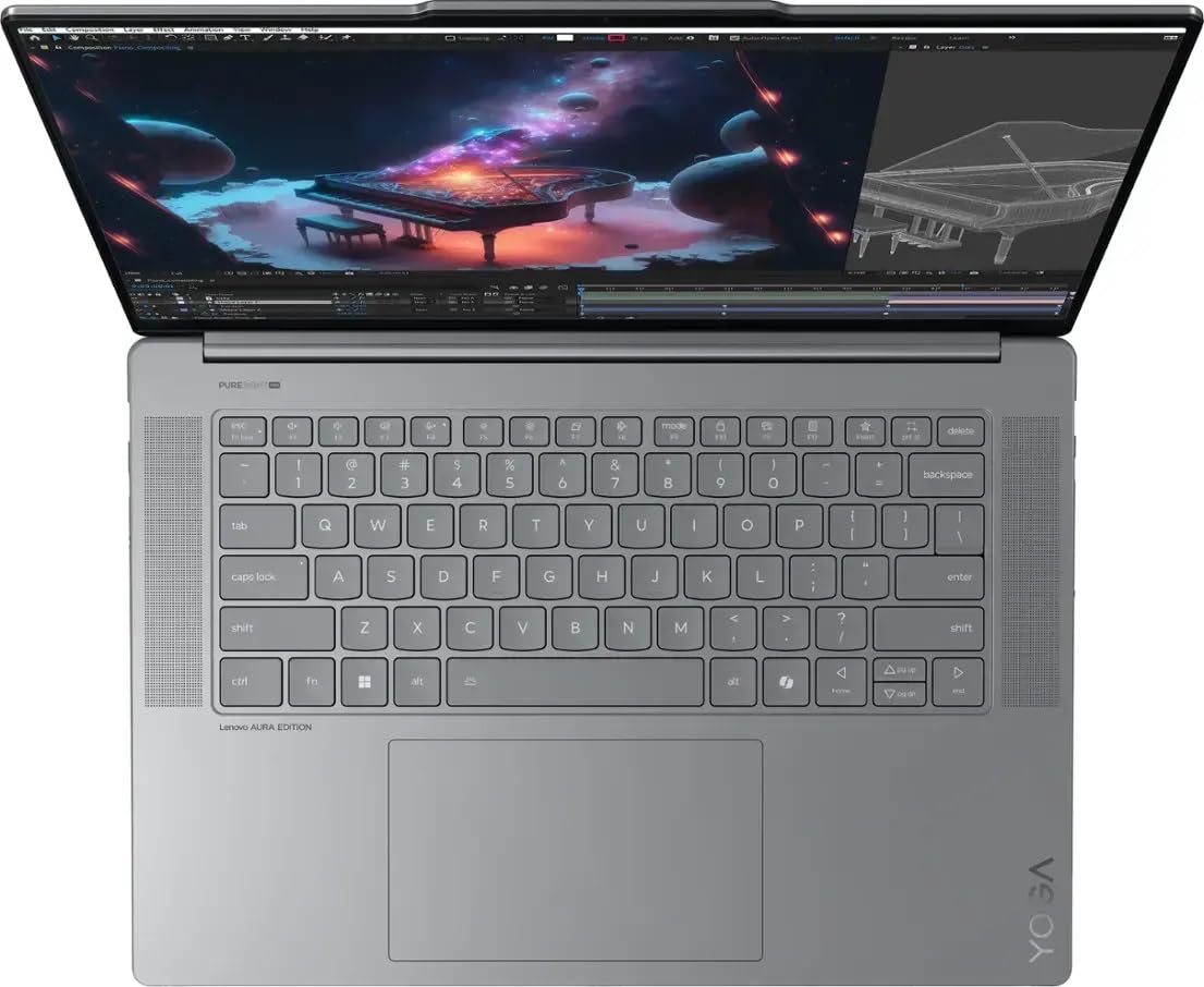 Lenovo Yoga Slim 7i 15ILL9 Aura Edition Copilot+ Laptop: Intel Core Ultra 7 256V, 15.3" 2.8K 500nit 120Hz Touchscreen, 16GB DDR5 RAM, 1TB SSD, Backlit Keyboard, Windows 11 Pro