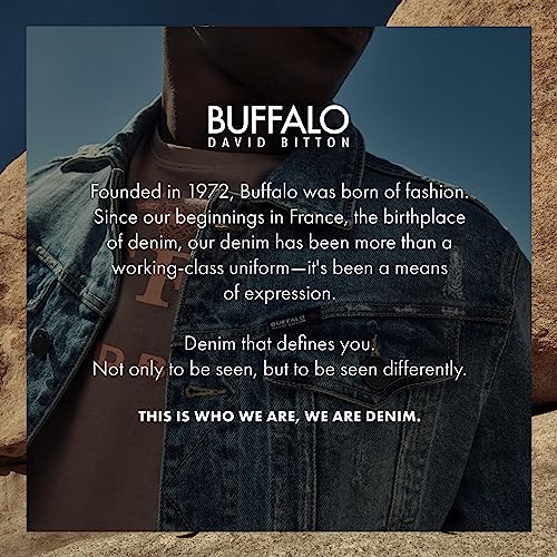 Buffalo David Bitton Men's Skinny Max Jeans, Grey, 40W x 34L