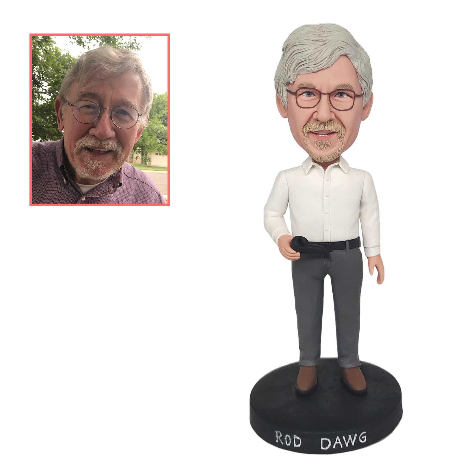 AWZY Custom Bobblehead, Personalized Unique Handmade Bobbleheads Figurine, Action Figure Based on Your Photo
