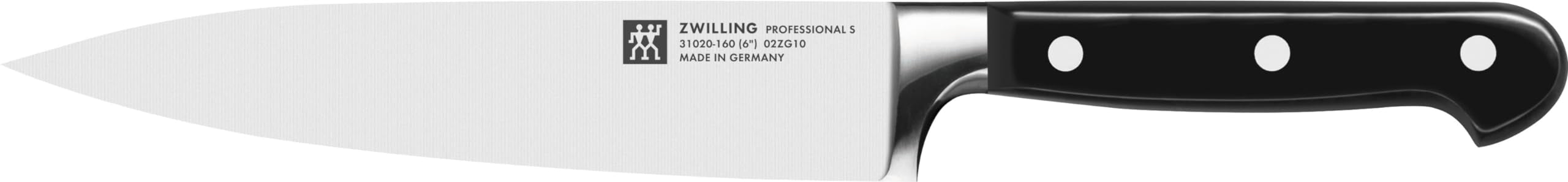 Professional S Zwilling J.A Henckels 3 Piece Knives Set, Black/Stainless Steel (35602-000-0)