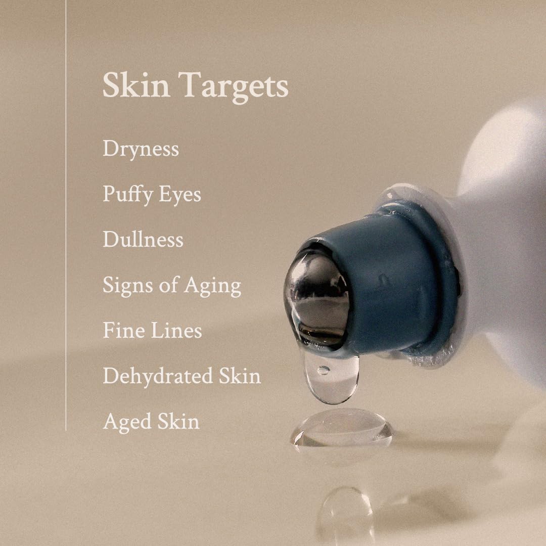 VILLAGE11FACTORY Hydro Boost Caffeine Eye Serum (0.33 fl.oz./10ml) - With 10% Caffeine Solution, Niacinamide & Hexapeptide-8, Depuff, Elasticity, Antiwrinkle and Brightening