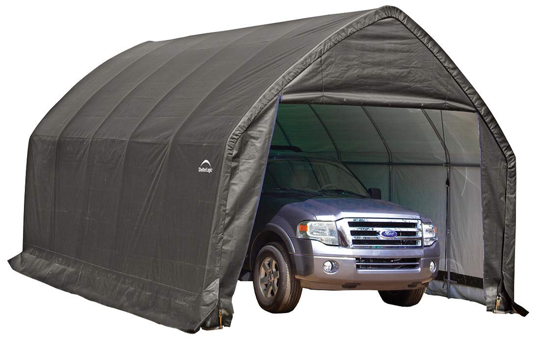 ShelterLogic Replacement Cover Only No Frame-13x20x12 90530 90532 802337 for Model 62693 62694 62696 (9oz Gray)
