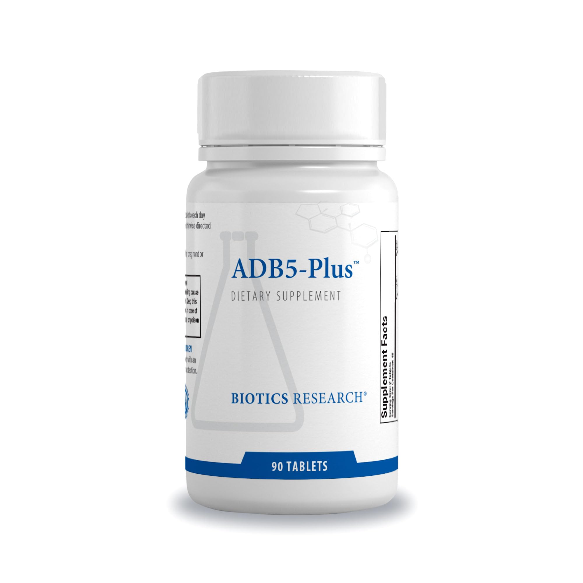 Biotics Research ADB5-Plus Support Healthy Adrenal Gland Function, Support Cortisol Levels, Positive Response to Stress, Healthy Energy Levels 90 Tablets