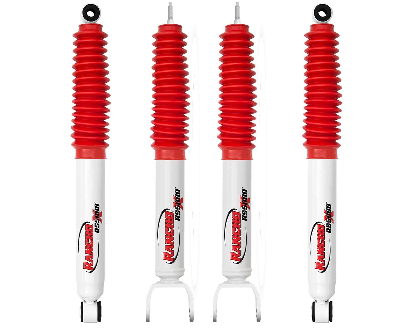 Rancho RS5000X Gas Shocks Set 1999-2007 Chevrolet Silverado 1500 4WD