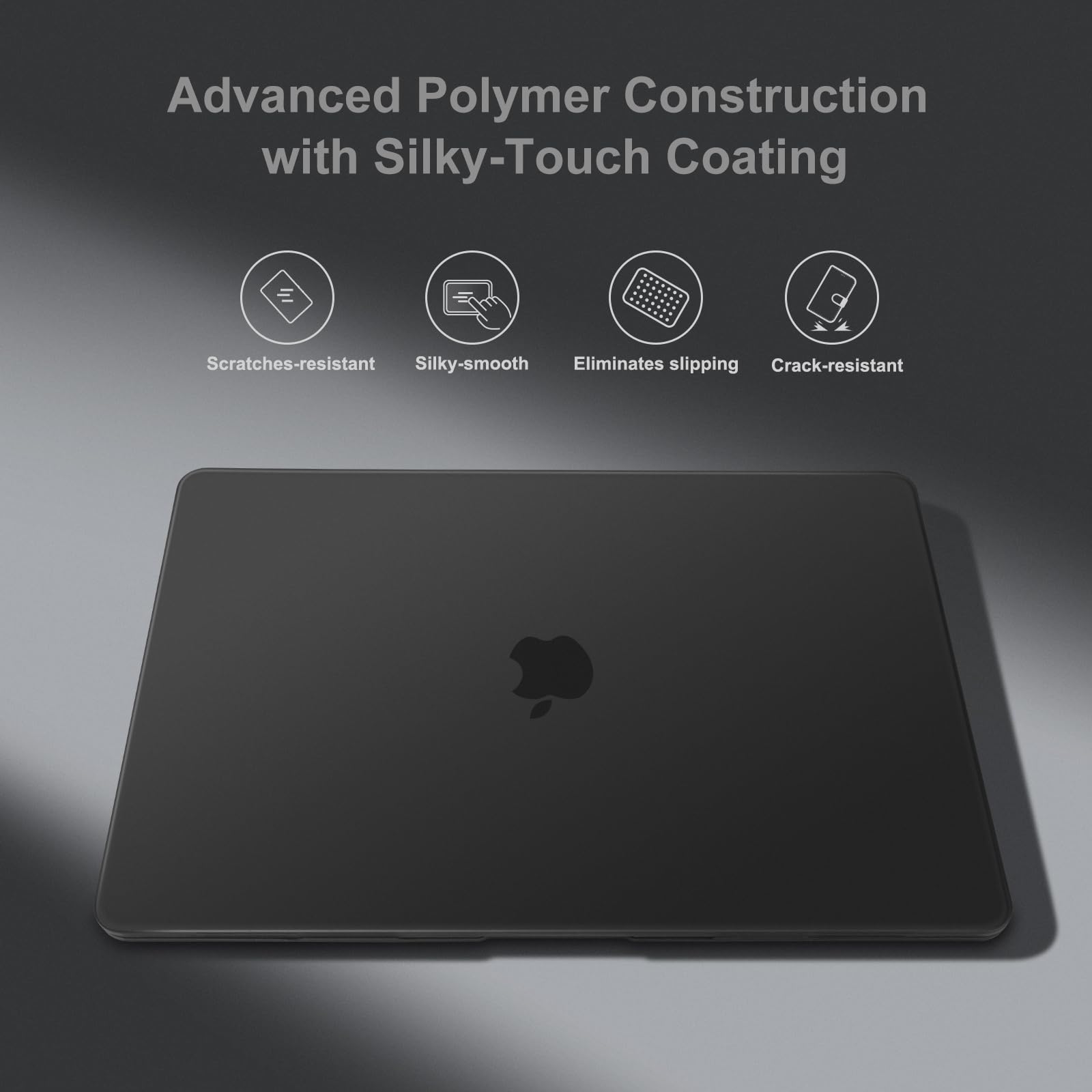 MOSISO Compatible with MacBook Pro 13 inch Case M2 2026 2025 2024 2023 2022-2016 A2338 M1 A2251 A2289 A2159 A1989 A1708 A1706, Plastic Hard Shell&Keyboard Cover&Screen Film&Storage Bag, Black