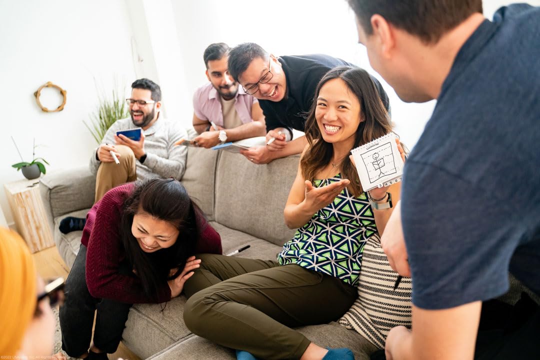 Telestrations Original 8-Player | Family Board Game | A Fun Game for Kids and Adults | Game Night Just Got Better | The Telephone Game Sketched Out | Ages 12+