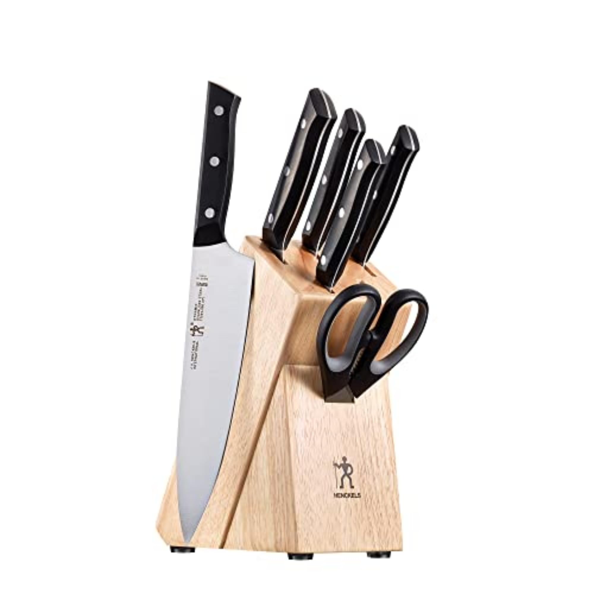 HENCKELS Dynamic Razor-Sharp 7-Piece Knife Set, Chef Knife, Bread Knife, German Engineered Informed by 100+ Years of Mastery