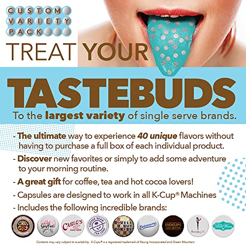 Crazy Cups Candy Cane Coffee Flavored Coffee Pods, Medium Roast Holiday Flavored Decaf Coffee, Festive Candy Cane Decaf Holiday Coffee for Keurig K Cup Brewers, 22 Count