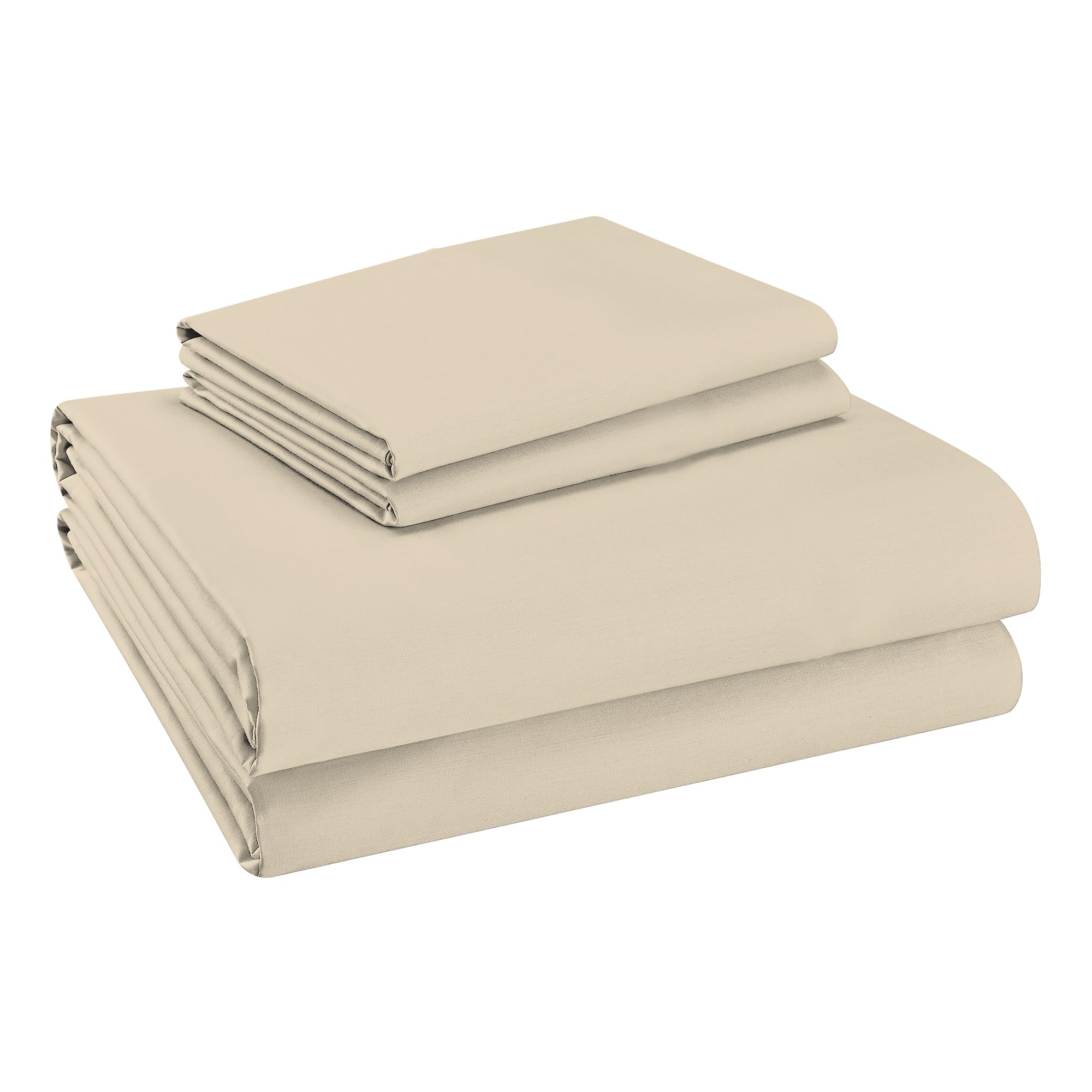 Purity Home King Size Ivory Bed Sheet Set, 400TC Deep Pocket Bed Sheets for King Bed, 100% Cotton Fall Bedding Sheets, Deep Pockets Cooling Sheets for Gifting