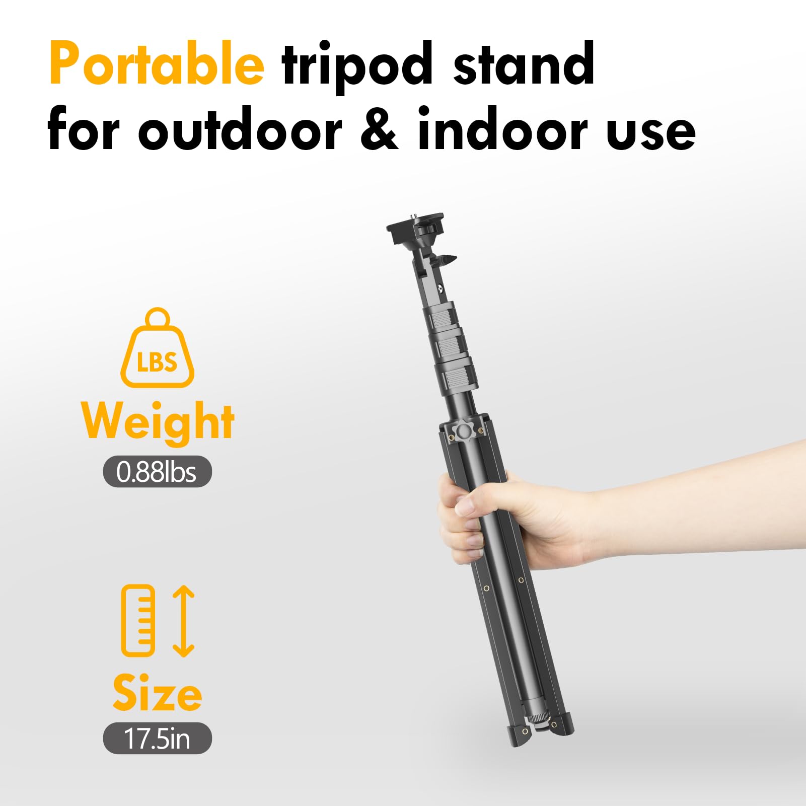 EMART 52’’ Cell Phone Tripod Stand for iPhone, Adjustable Floor Cellphone Tri Pod Holder with Remote, Portable Smartphone Compact Travel Selfie Stick for Video Recording Camera Ring Light Filming