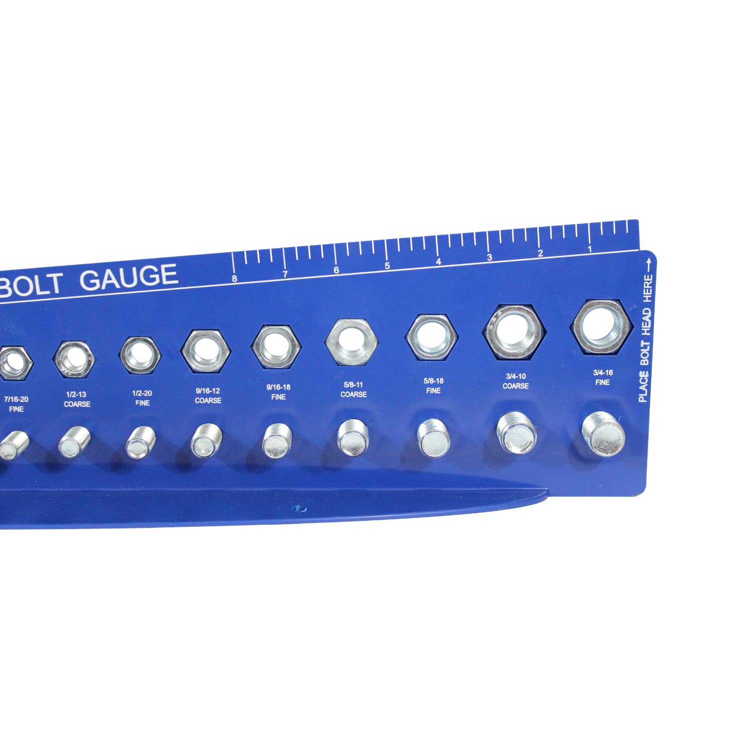 SAE and Metric Bolt Gauges Check a Thread Nut Fastener Size