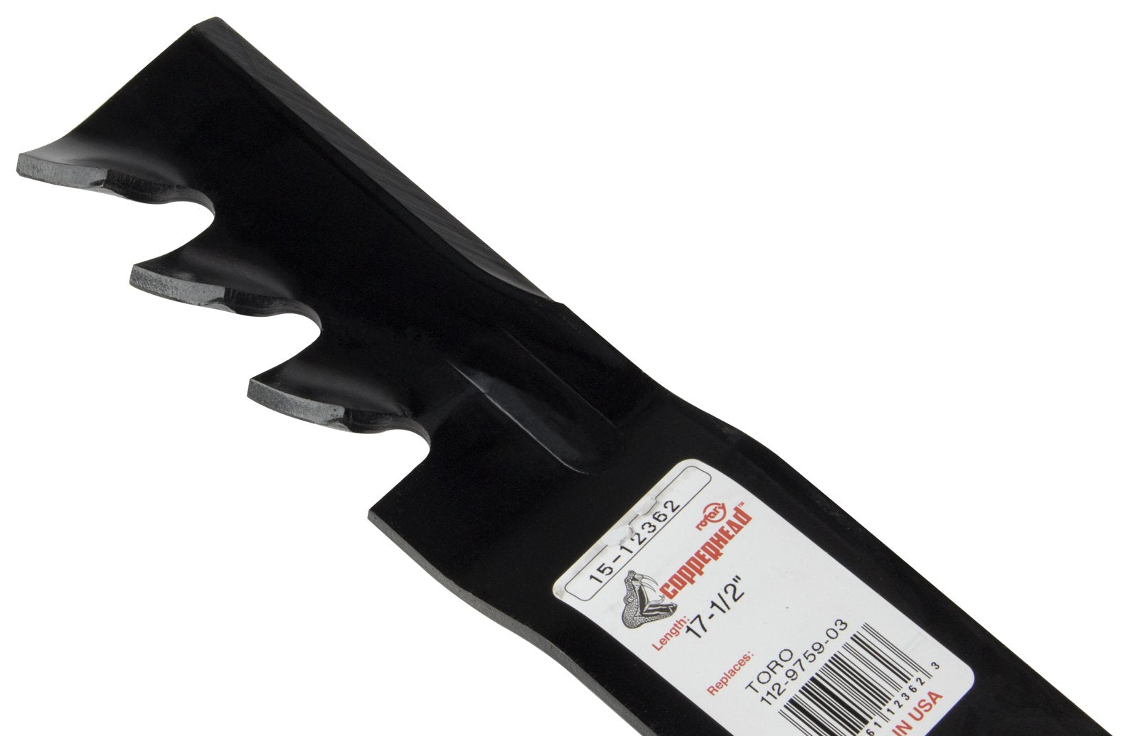 3 Rotary Copperhead Toothed Mulching Mower Blades Fit Toro Timecutter Z 5000 Series 50 Deck 112-9759-03 110-6837-03