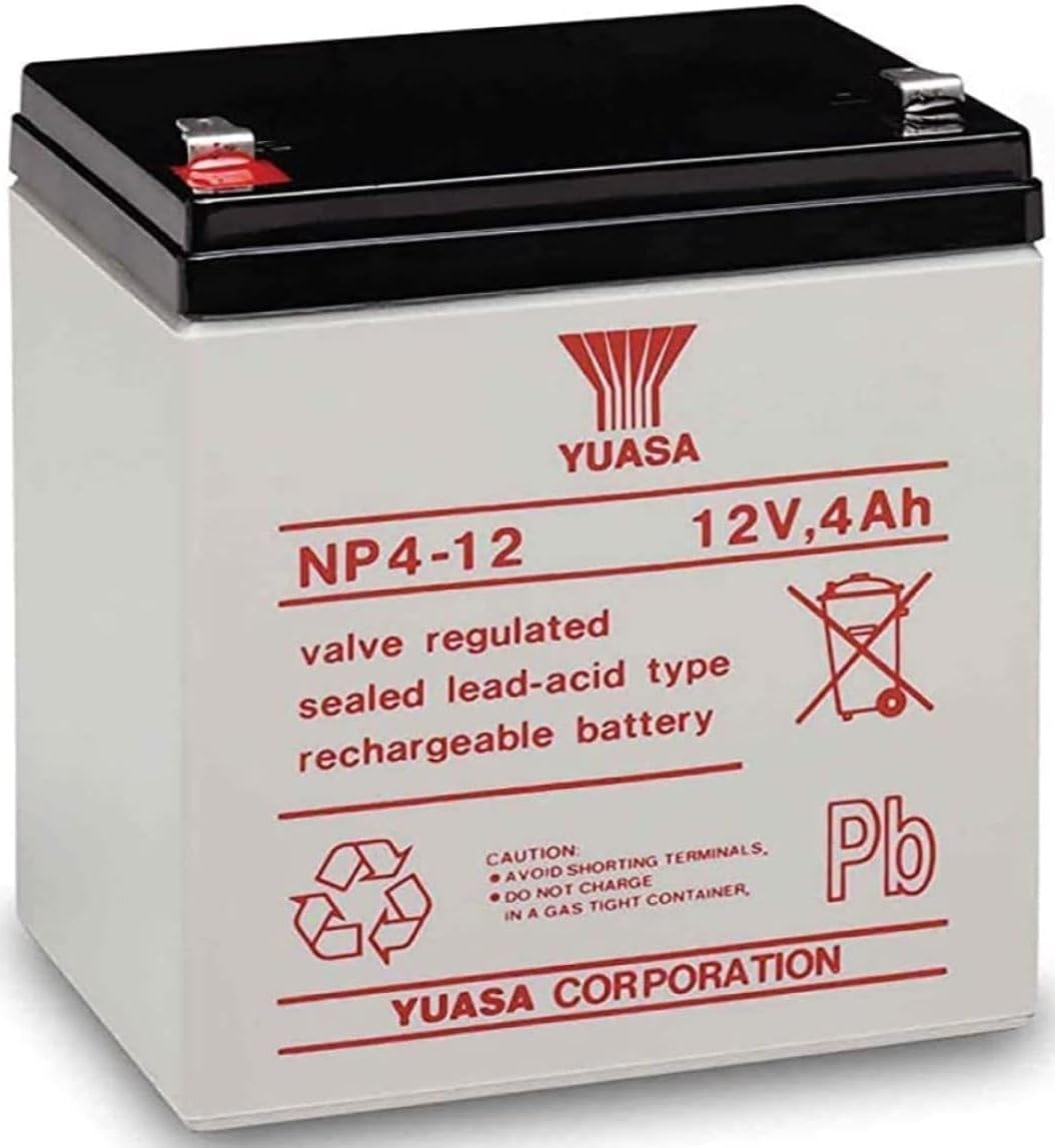 YUASA Battery NP4-12 12 V 4AH Battery