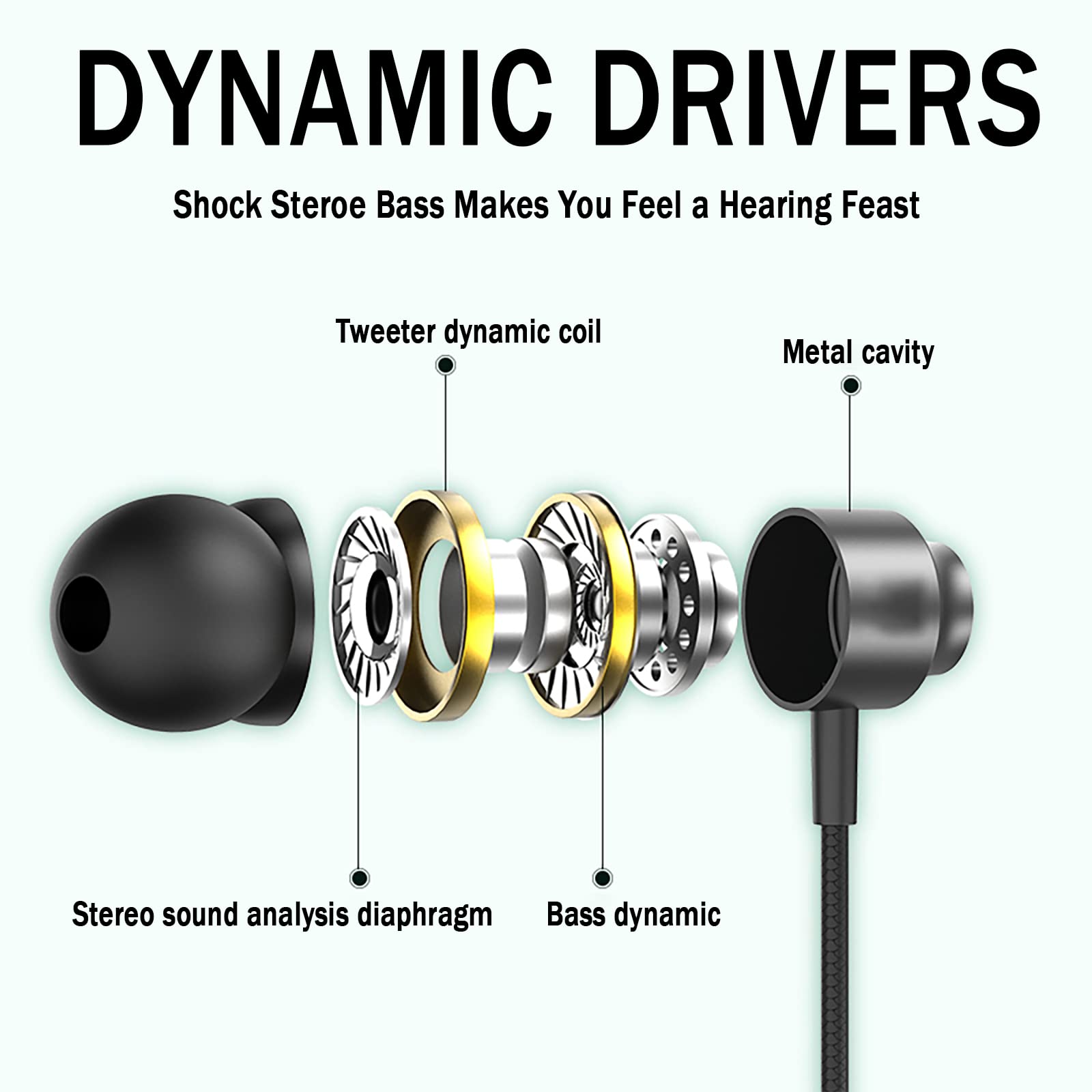 (2Packs) Wired Headphones for iPhone 14 Pro Earbuds with Built-in Microphone & Volume Control.Earphones Compatible with iPhone 14 13 12 11 Pro Max/X XS Max XR/8 7 Plus
