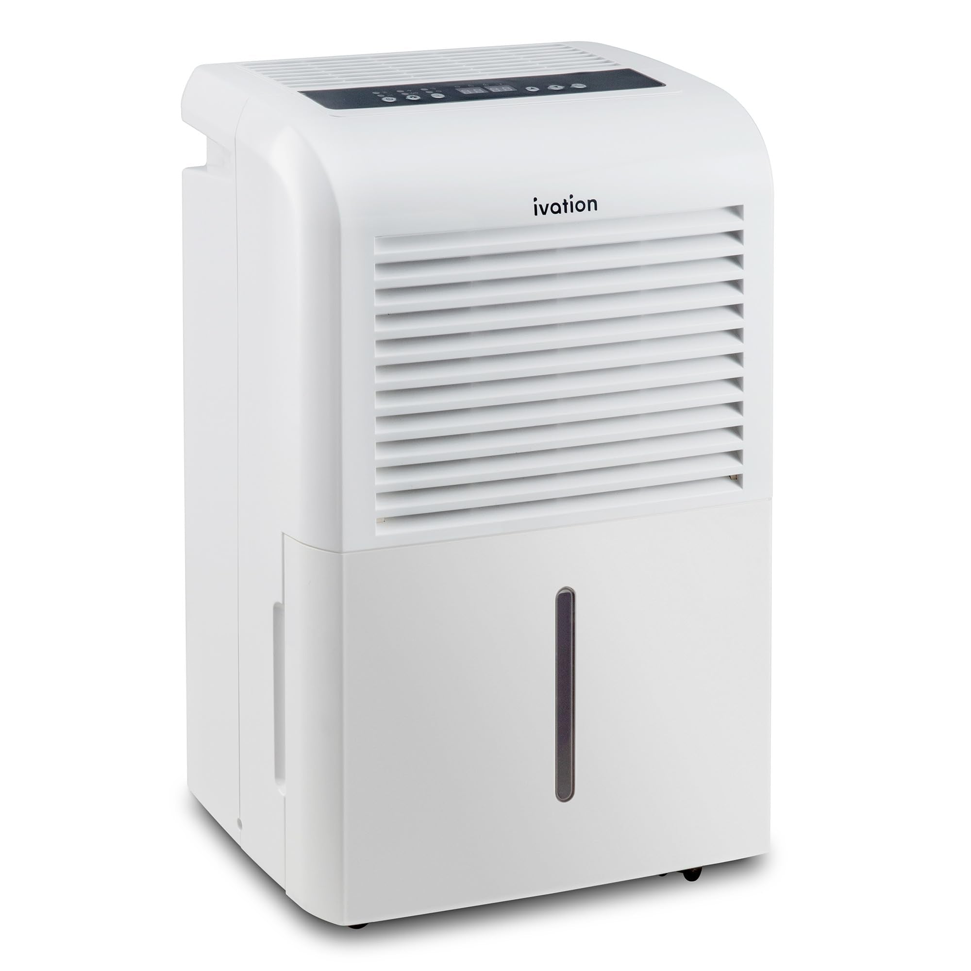 Ivation 4,500 Sq Ft Dehumidifier with Pump, Large Capacity Compressor Includes Programmable Humidity, Hose Connector, Auto Shutoff and Restart and Washable Filter (4,500 Sq Ft W/Pump)