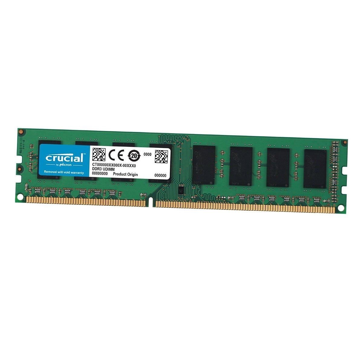 Crucial RAM 8GB DDR3 1600 MHz CL11 Desktop Memory CT102464BD160B