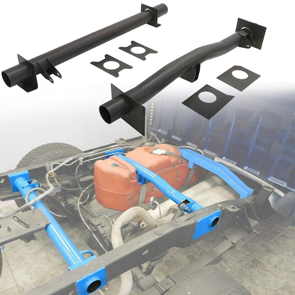 ELITEWILL Rear Fuel Tank Support Crossmember and Rear Upper Shock Mount Crossmember Fit for 1999-2006 Chevy Silverado /GMC Sierra 1500, 2500