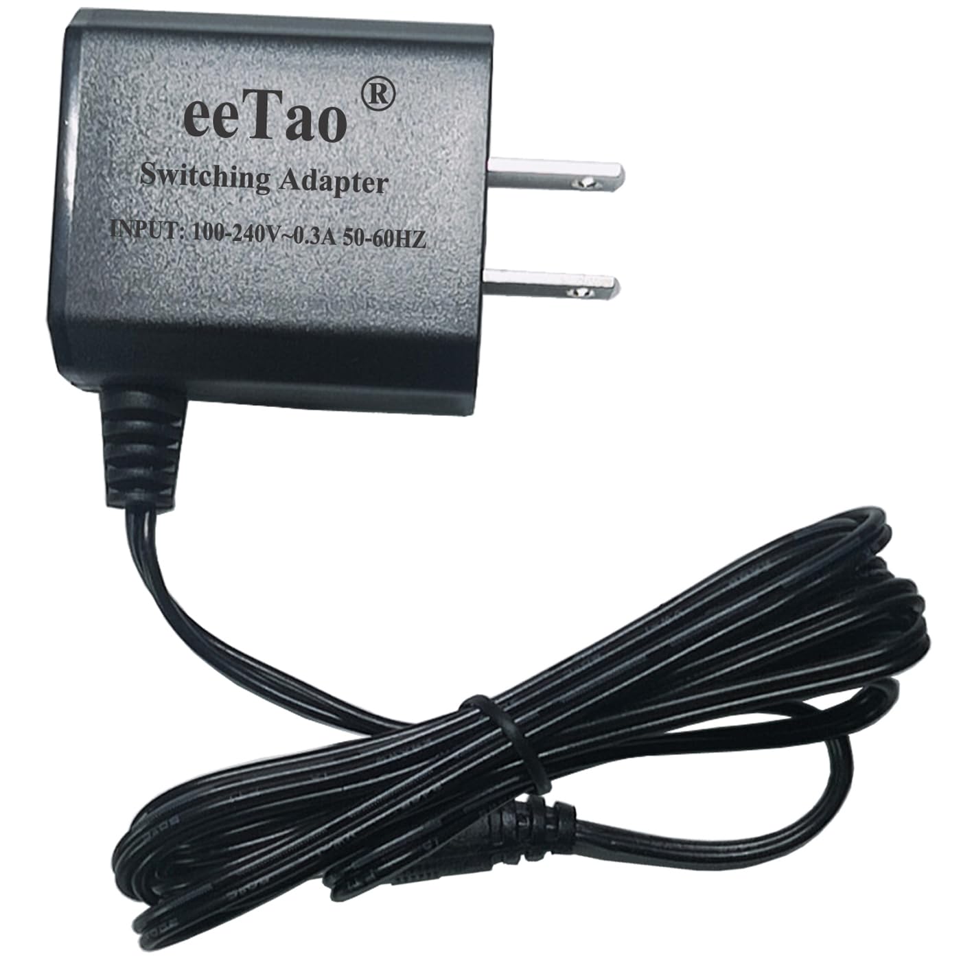 eeTao 5V AC/DC Adapter Charger Replacement Compatible with LAMPICK DU-F07K DU F07K DU-F07W DU F07W Automatic Cat Feeder Automatic Dog Feeder DC5V 5VDC 5.0V Power Supply Cable Cord