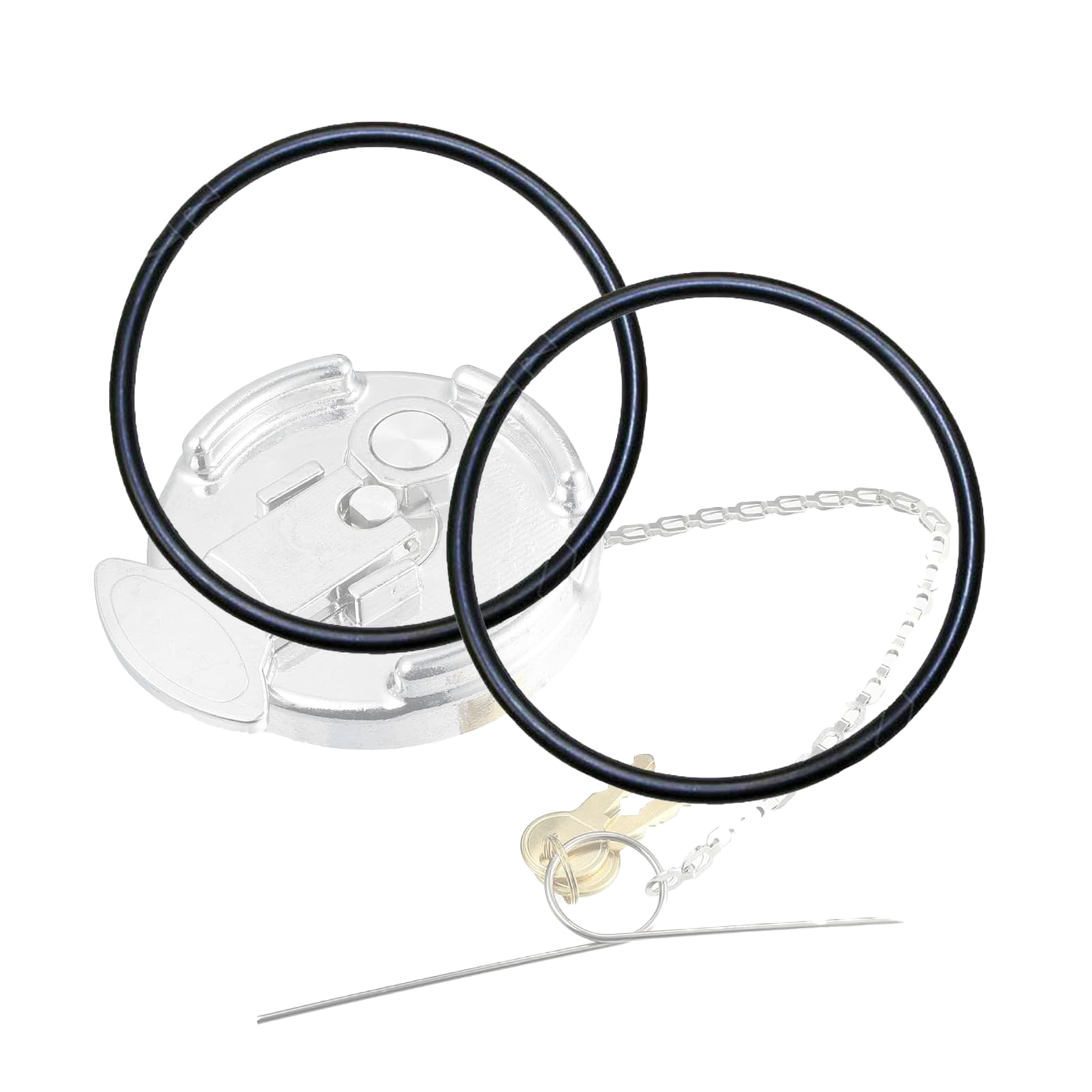 LOBIUTIYA New Upgraded Fuel Cap Gasket 572.1014.1 fit for Peterbilt Trucks - Sealing Washer Replacement, Prevents Leakage - 2-Pack Fuel Tank Cap Gasket O-Rings