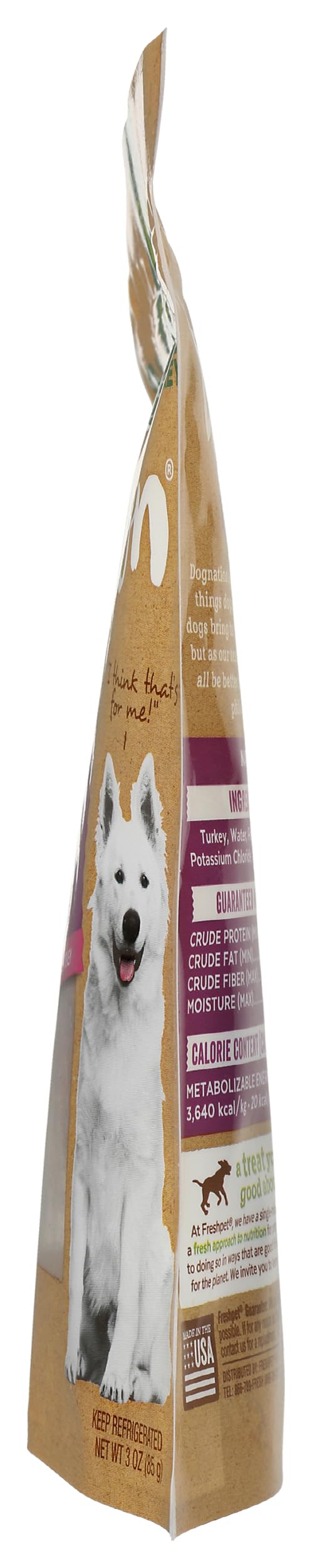 Deli Fresh Pet Food 518030 Dogs Nation Turkey/Bacon Treats For Pets, 3-Ounce