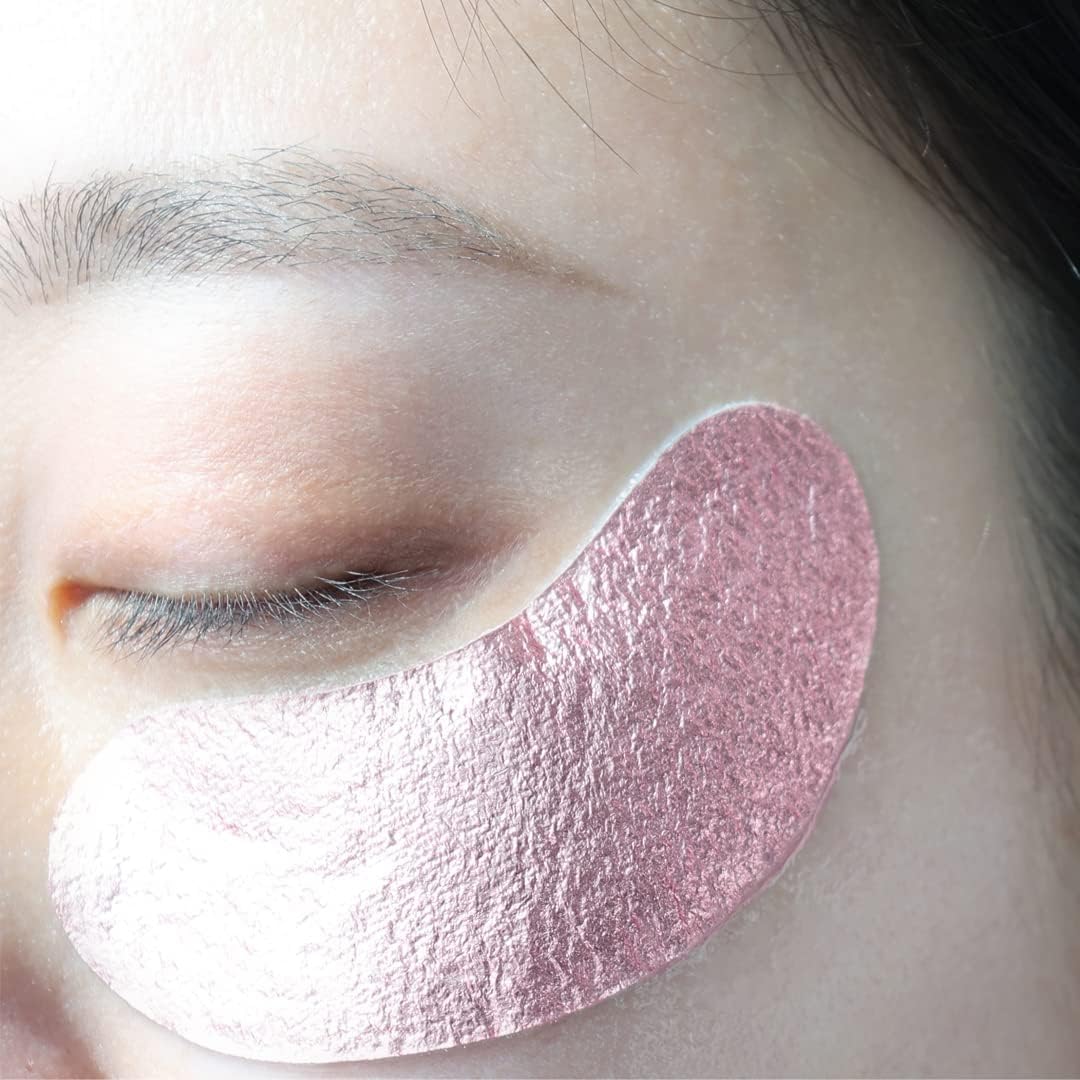 Sweet Dreams Collagen Glow Rose Gold Eye Masks - Korean Under Eye Patches Puffy Eyes, Dark Circles & Wrinkles | Collagen, Niacinamide, Hyaluronic Acid & Peptides | Hydrating Eye Treatment & BeautyCare