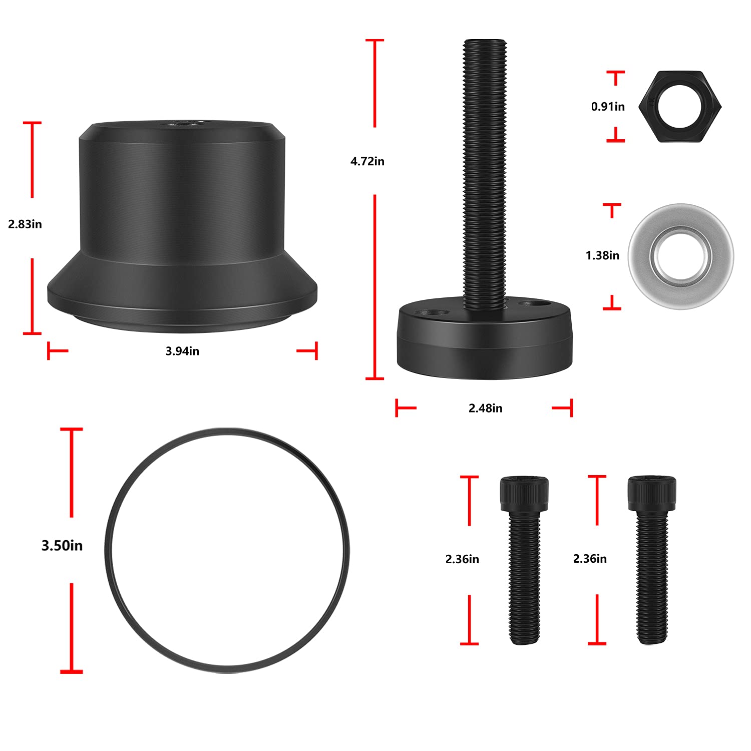 303-1509 & 303-1509-01 6.7L Front Crankshaft Seal Installer Tool, Fits for 2011-2021 Ford Super Duty F-250/350 /450/550, 6.7L Power Stroke Diesel and 2016-2021 F-650 / F-750 6.7L #Alt ST-137B