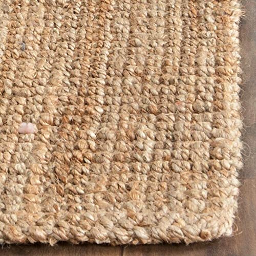 SAFAVIEH Natural Fiber Collection Runner Rug - 2'3" x 21', Natural, Handmade Farmhouse Jute, Ideal for High Traffic Areas in Living Room, Bedroom (NF747A)