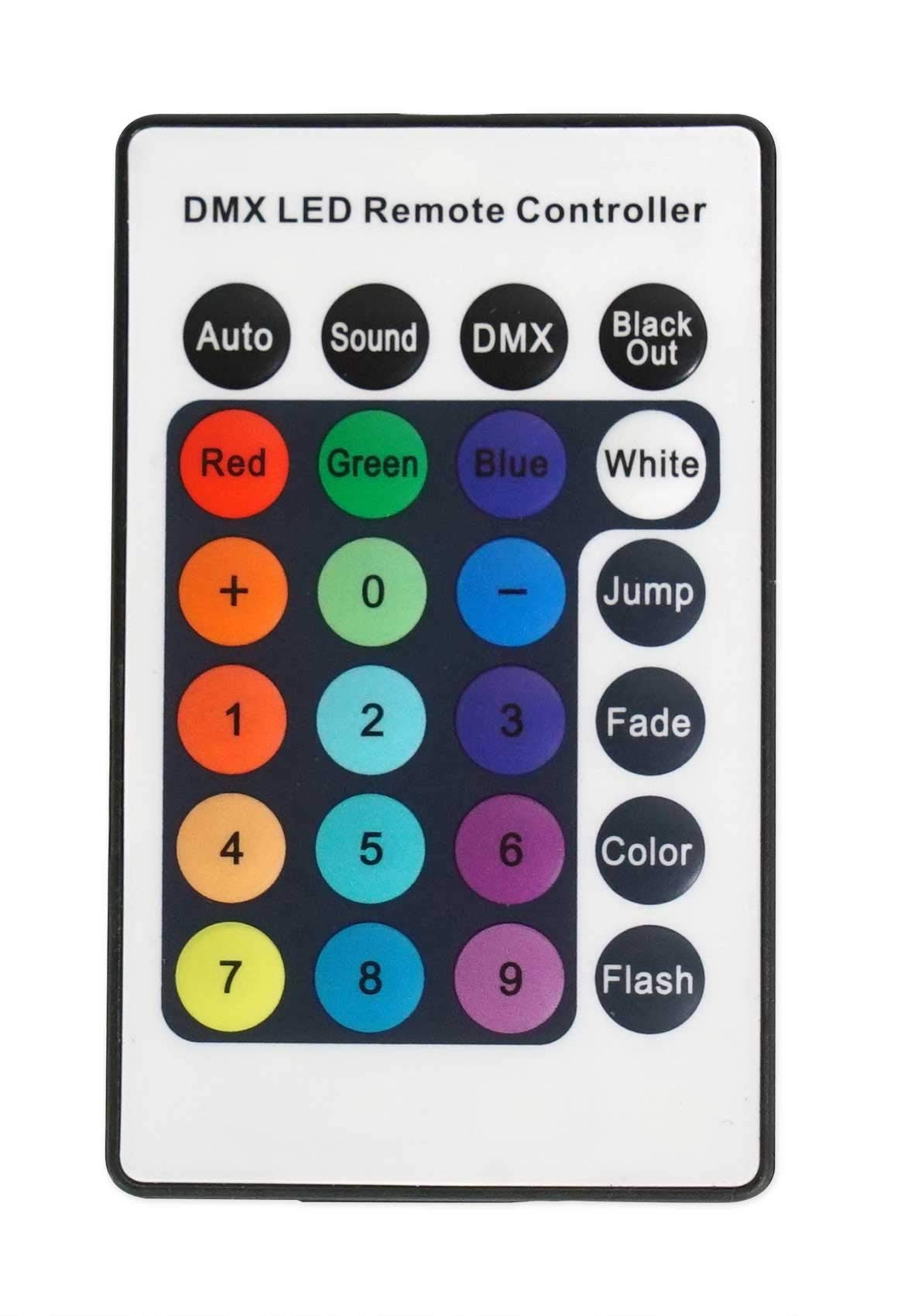 Rockville ROCKSTRIP 252 LED 50W RGB Color Strip Light Bar, 3/4/5/7-Channel DMX, High-Speed Color Changing, Master/Slave Link, Remote, for DJs and Stage