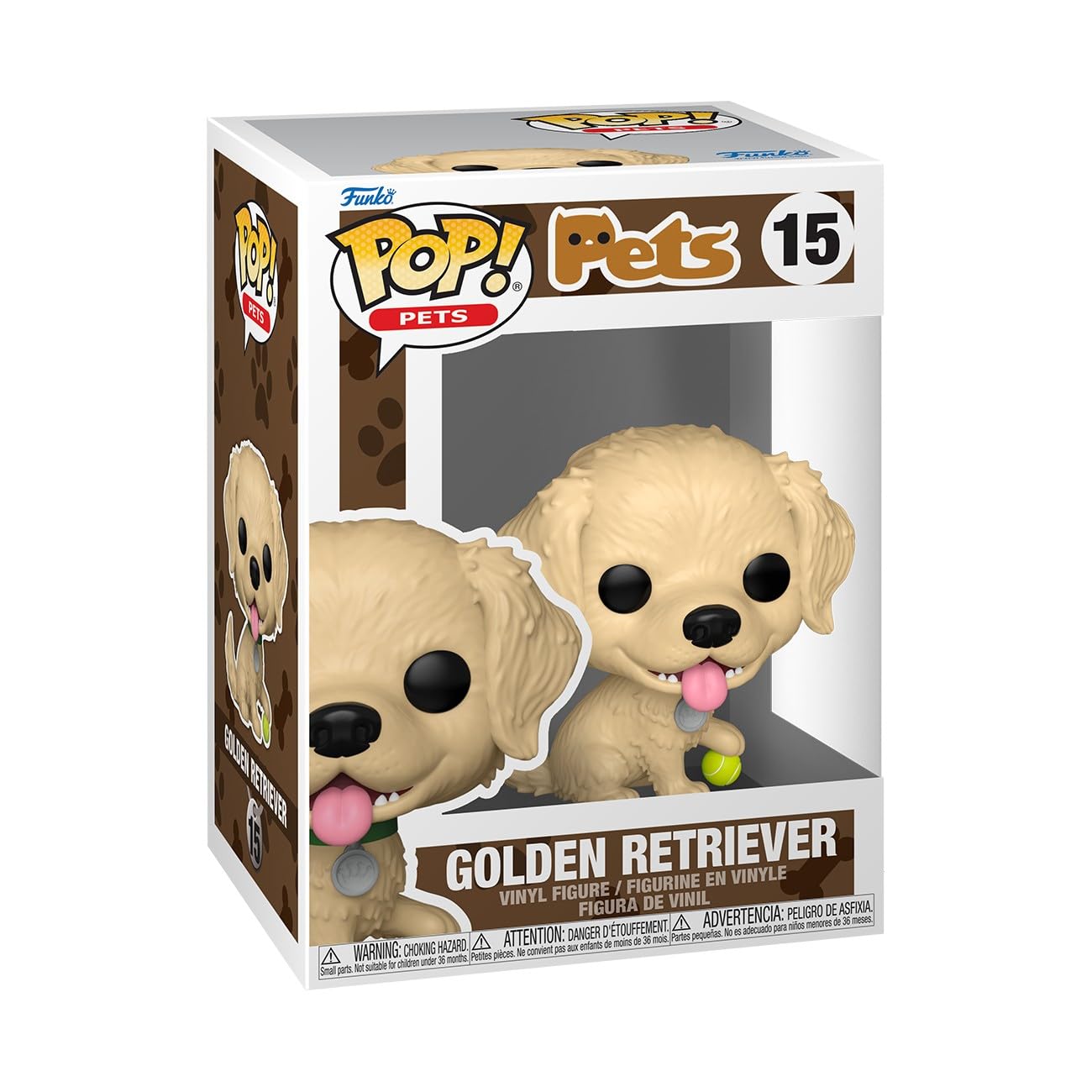 Funko Pop! Pets: Golden Retriever - Collectable Vinyl Figure - Gift Idea - Official Merchandise - Toys for Kids & Adults - Owned IP Fans - Model Figure for Collectors and Display