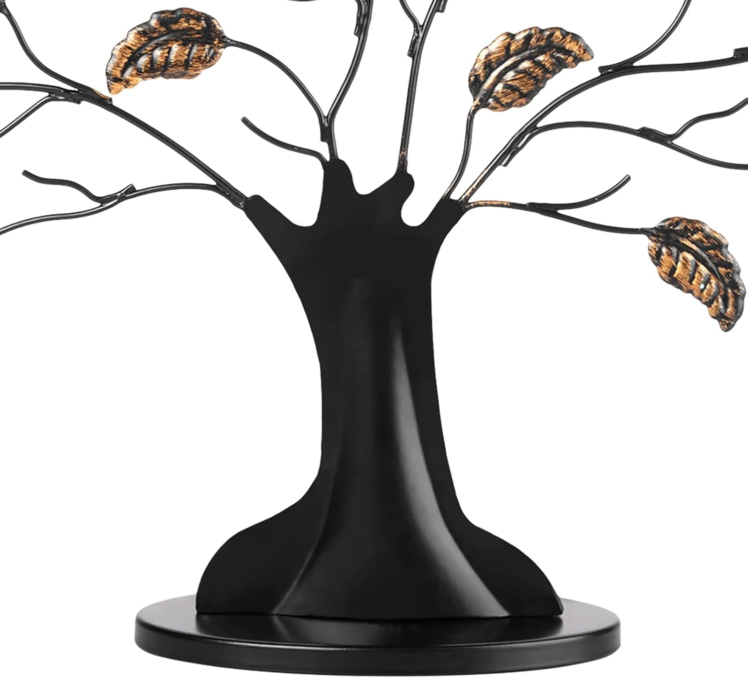 Americanflat Family Tree Picture Frame - Includes 6 Hanging 2x3 Picture Frames - Adjustable Ribbon Tassels - Perfect for Mother's Day, Birthdays, Christmas Day, Anniversary - Black and Bronze