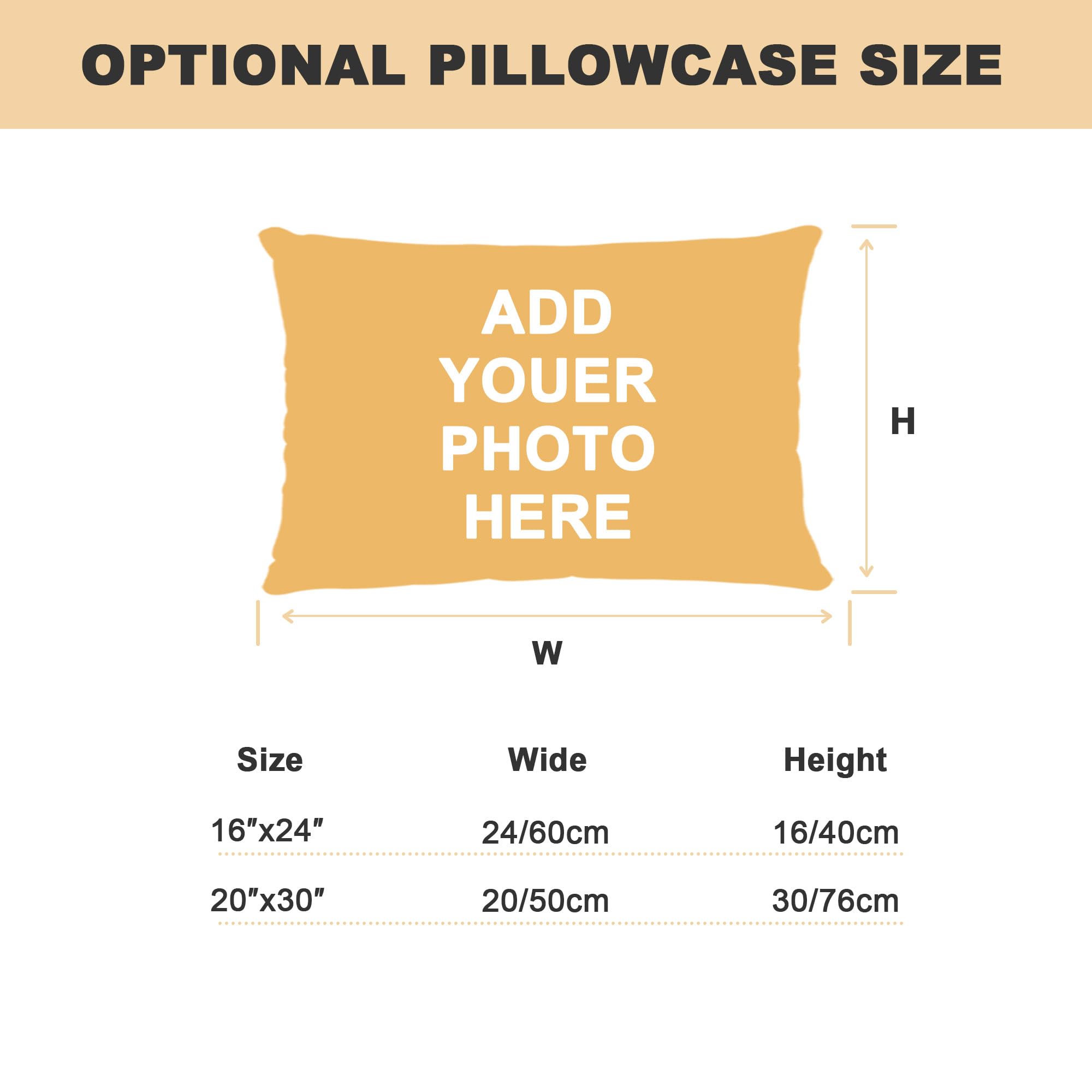 GagetElec Custom Pillows with Picture (16 Inch X 24 Inch Optional Pillow Insert) Personalized Couple Photo PillowCover,Optional Two-Sides Design Printed,Custom Gifts for Couples,Mother,Father