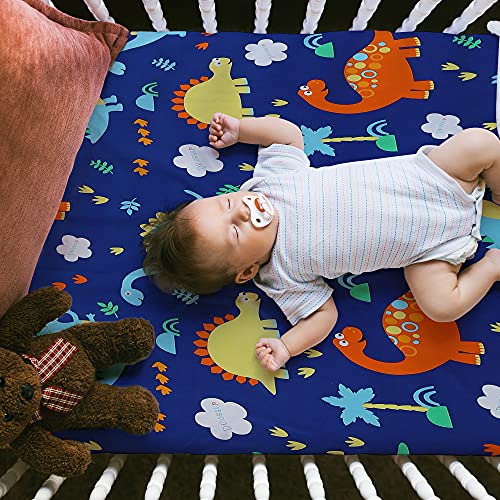 UOMNY Crib Sheet Halloween Fitted Crib Sheets Owl Baby Sheet for Standard Crib and Toddler Mattresses Nursery Bedding Sheet Crib Mattress Sheets for Boys and Girls 1 Pack Space Toddler Sheet