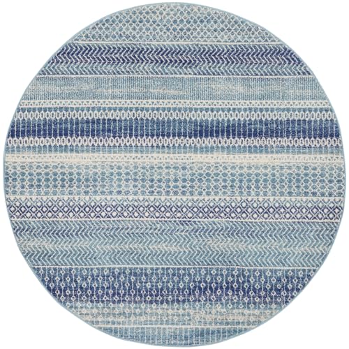 Nourison Home Passion Tribal Navy Blue 9' x 12' Area Rug, Easy Cleaning, Non Shedding, Bed Room, Living Room, Dining Room, Kitchen (9x12)