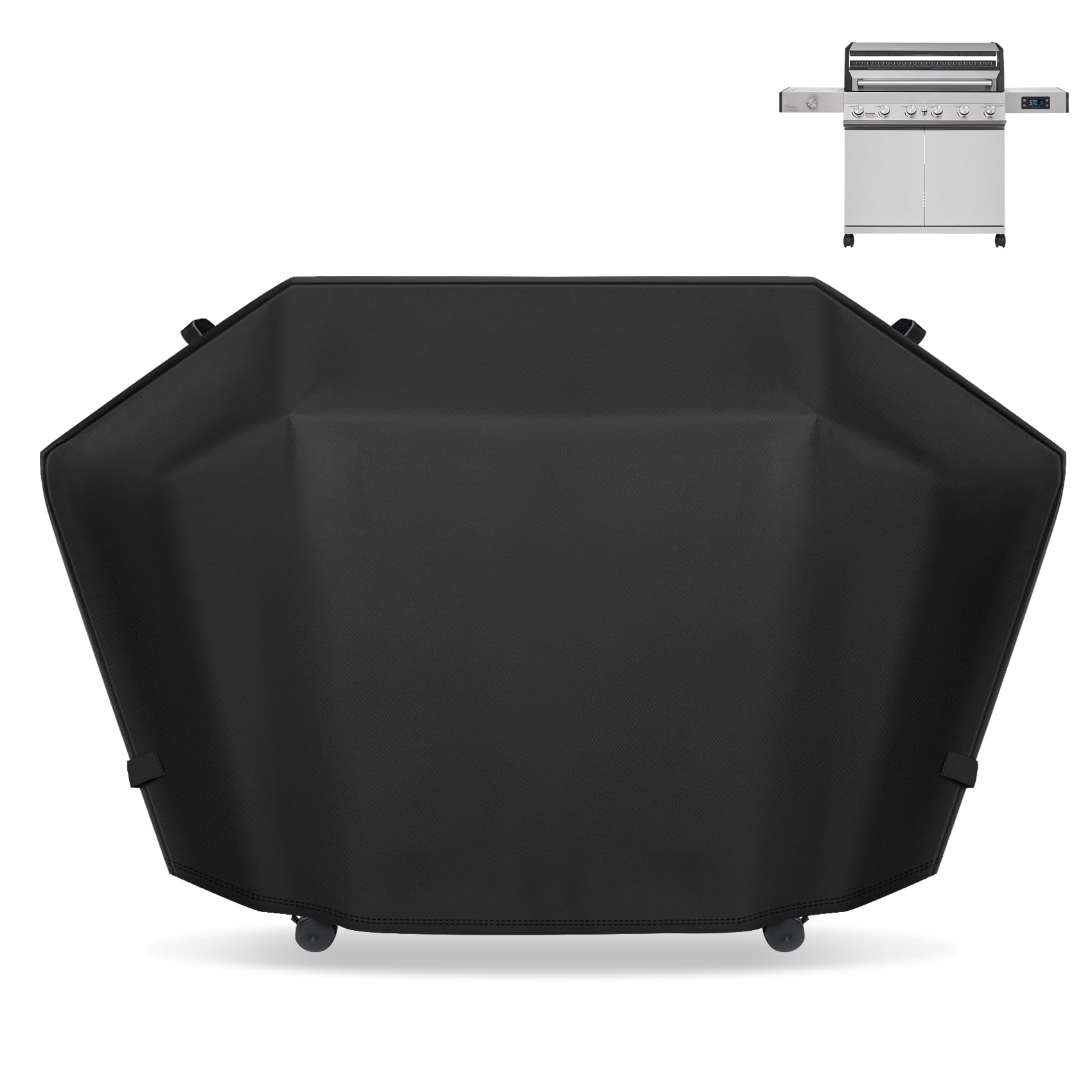 ZBXFCSH Heavy Duty 600D Polyester Cover Compatible with Monument 66-inches 6 Burners Gas Grill Models Denali D605, SKU A003