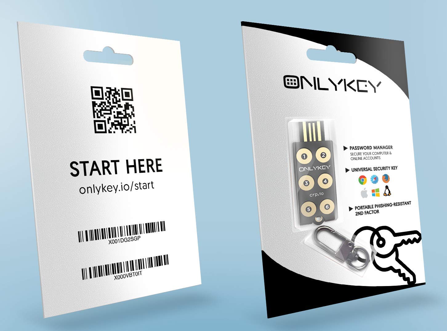 OnlyKey FIDO2 / U2F Security Key and Hardware Password Manager | Universal Two Factor Authentication | Portable Professional Grade Encryption | PGP/SSH/Yubikey OTP | Windows/Linux/Mac OS/Android