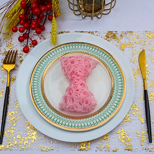 Snowkingdom Royal Blue Table Runner, Sequin Glitter Foil Metallic Thin Mesh Table Runner Roll 11 Inch x 49 Feet, Blue Table Decorations for Wedding Birthday Party Christmas Graduations