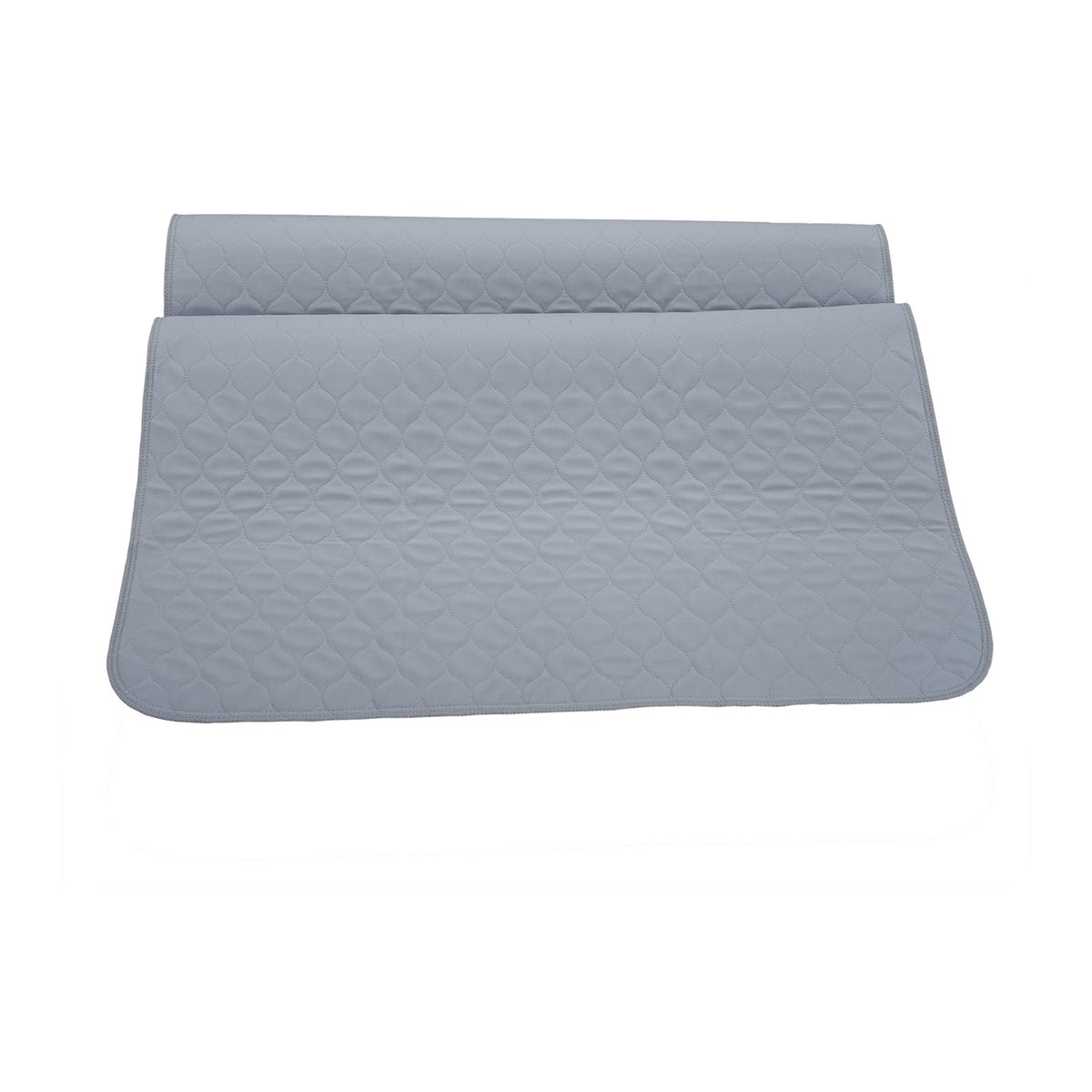 2 Pack Careboree Soft-Brushed Absorbent Washable Incontinence Underpads Leakproof Bed Pee Pads Waterproof Reusable 34X52 Fits Full Bed Durable Draw Sheet Mattress Protector