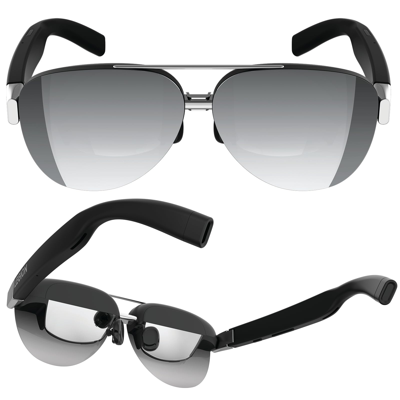 Lenovo Legion Glasses Gen 2 - Micro-OLED Personal Wearable Monitor for Gaming & Movies, FHD 120Hz Plug-and-Play Display Legion Go & USB-C Devices, High-Fidelity Audio & Privacy