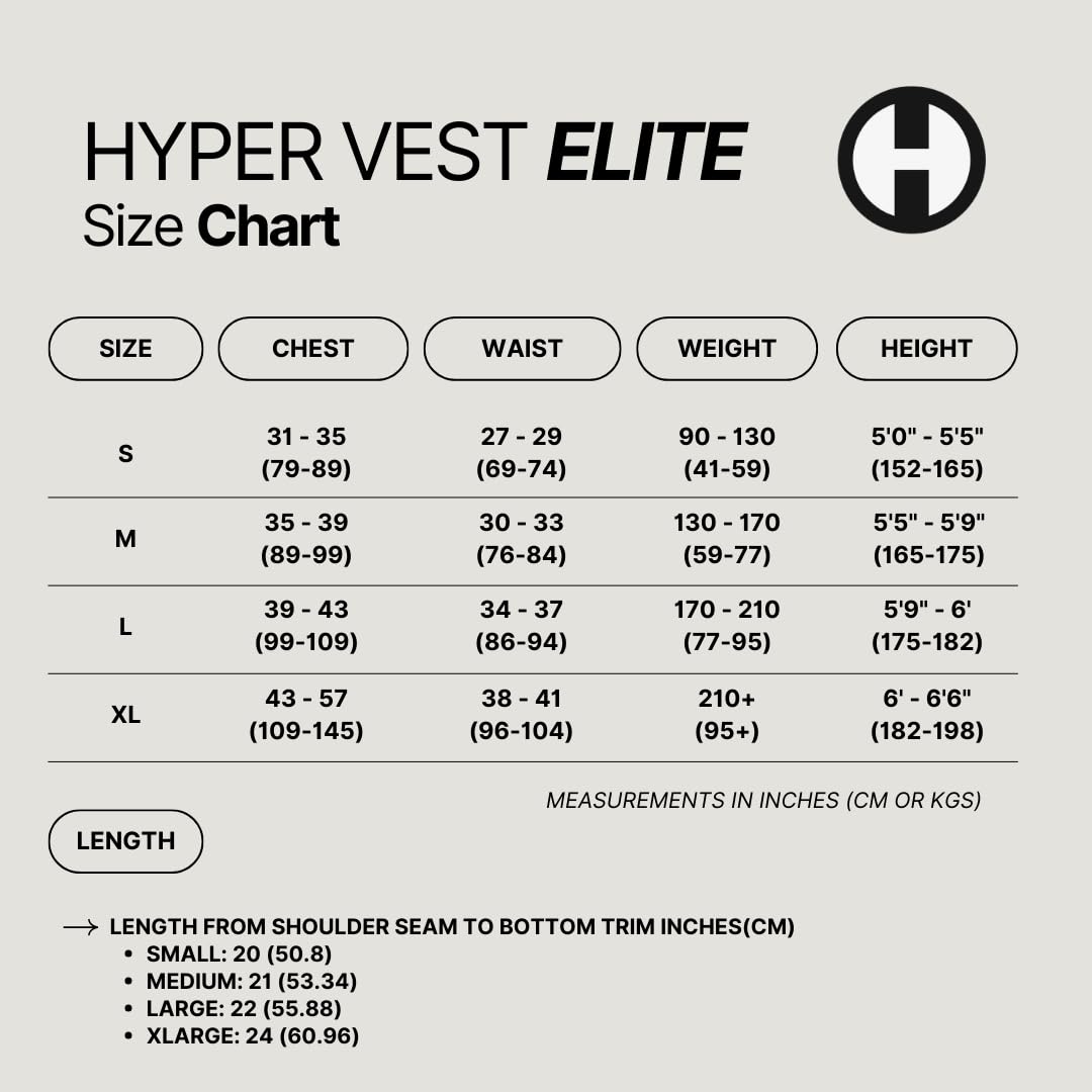 Hyperwear HyperVest ELITE Adjustable Weighted Vest for Women and Men — 20 lb Thin Steel Weights, Stretch CORDURA Fabric — Weight Vest for Walking, Running, Strength Training — Large Size, Jet Black